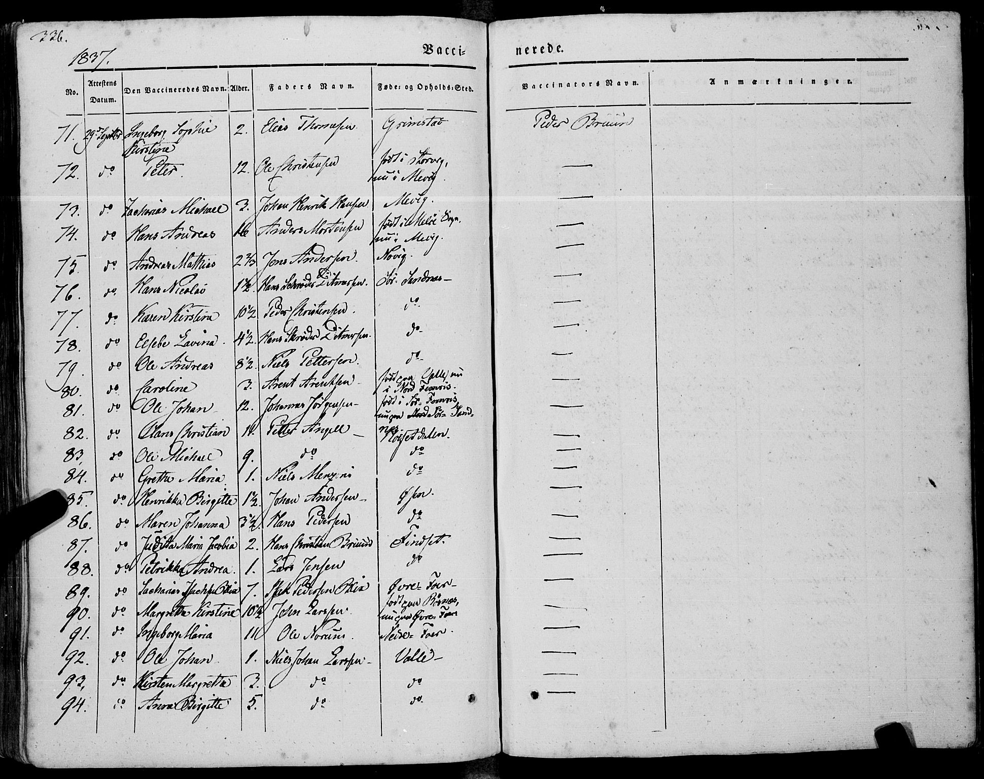 Ministerialprotokoller, klokkerbøker og fødselsregistre - Nordland, AV/SAT-A-1459/805/L0097: Parish register (official) no. 805A04, 1837-1861, p. 336