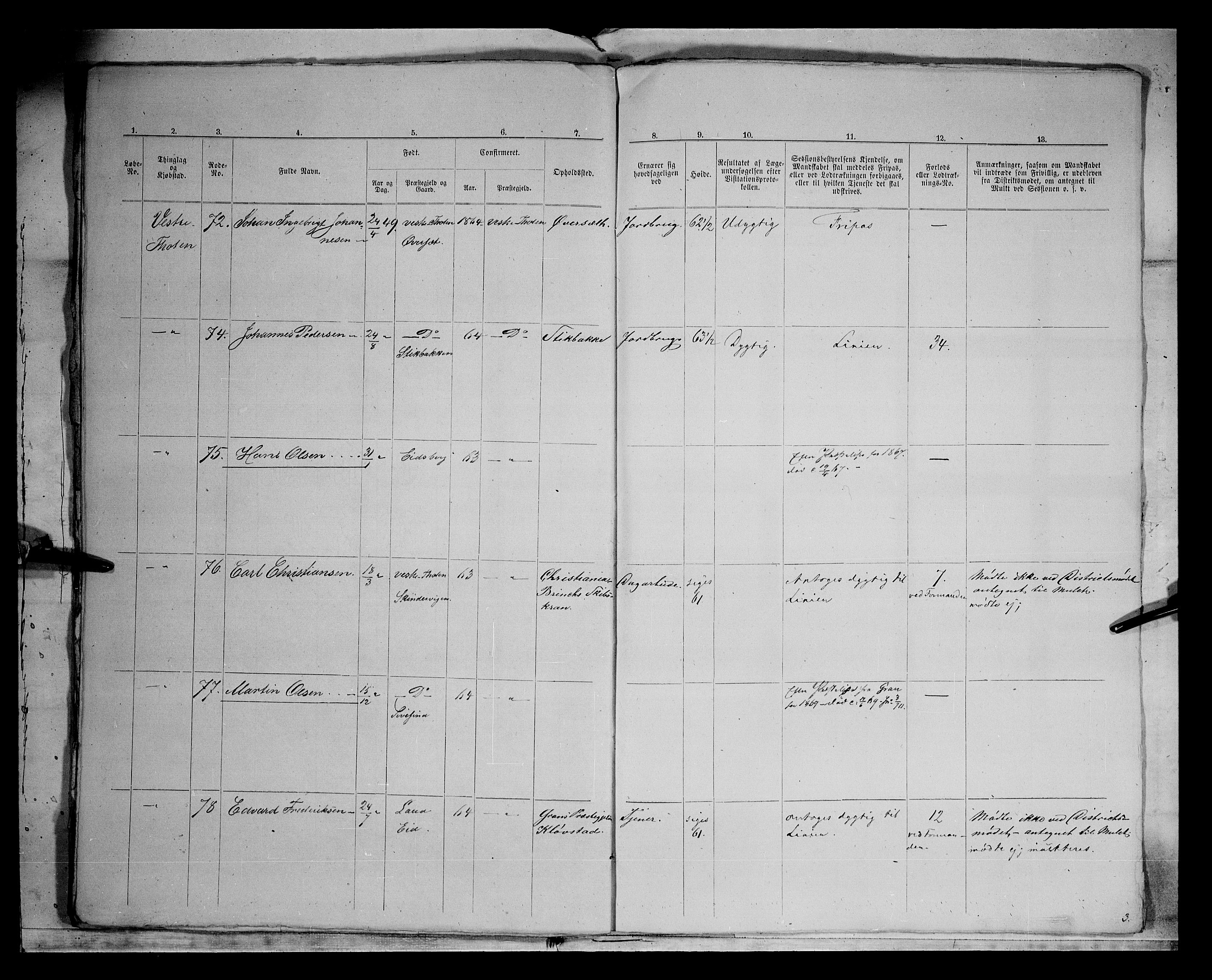 Fylkesmannen i Oppland, AV/SAH-FYO-002/1/K/Kg/L1168: Østre og Vestre Toten, 1871-1879, p. 7849
