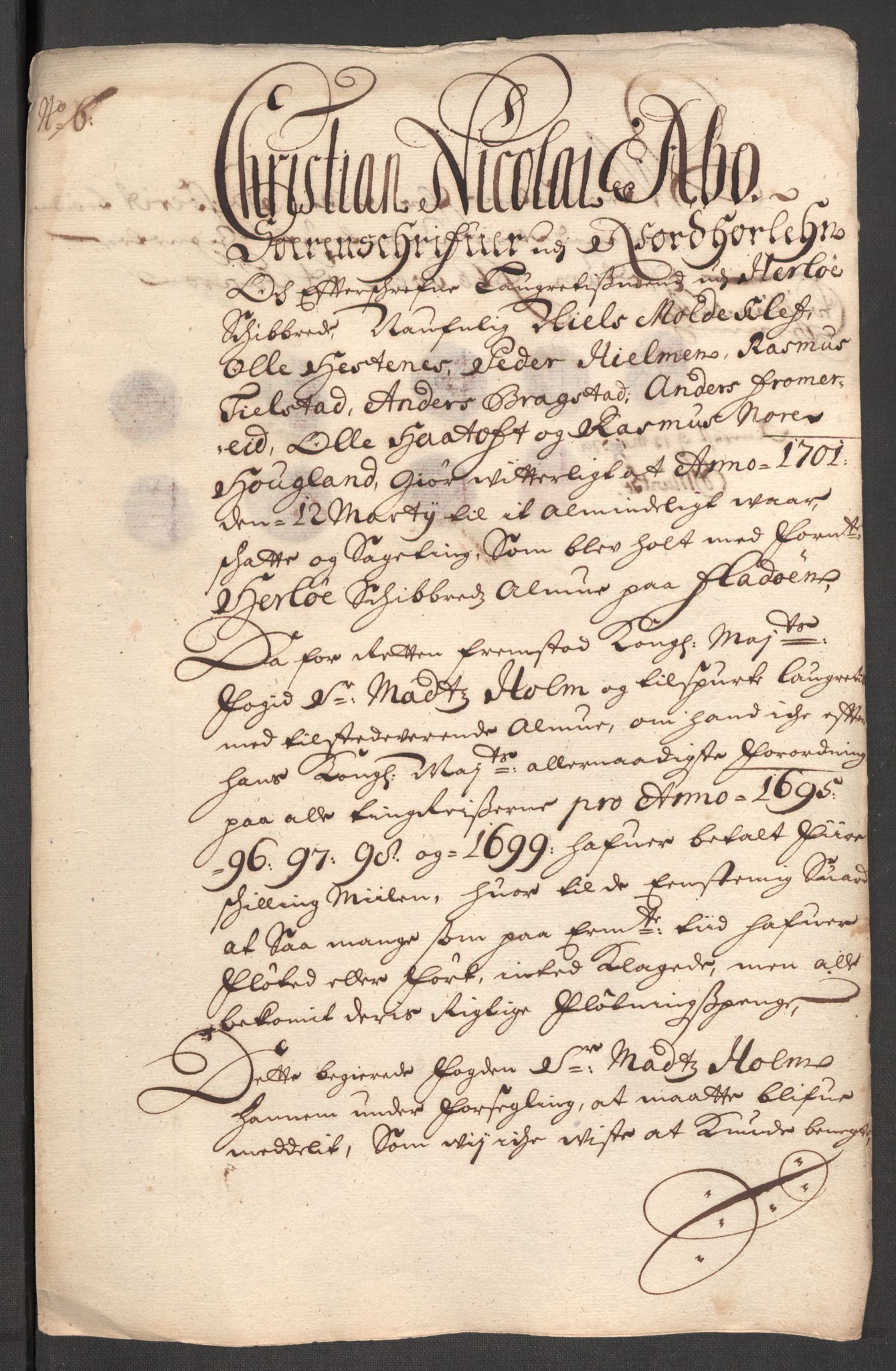 Rentekammeret inntil 1814, Reviderte regnskaper, Fogderegnskap, AV/RA-EA-4092/R51/L3184: Fogderegnskap Nordhordland og Voss, 1698-1699, p. 365