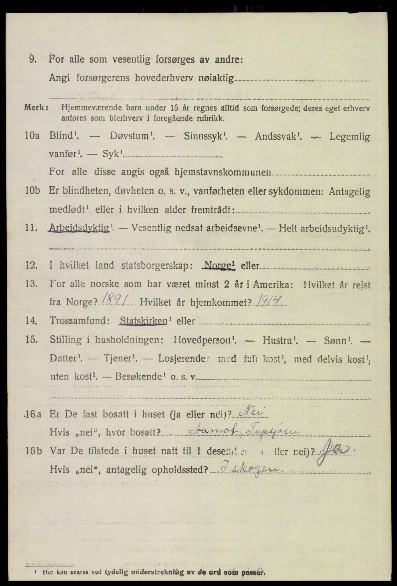 SAH, 1920 census for Åmot, 1920, p. 7970