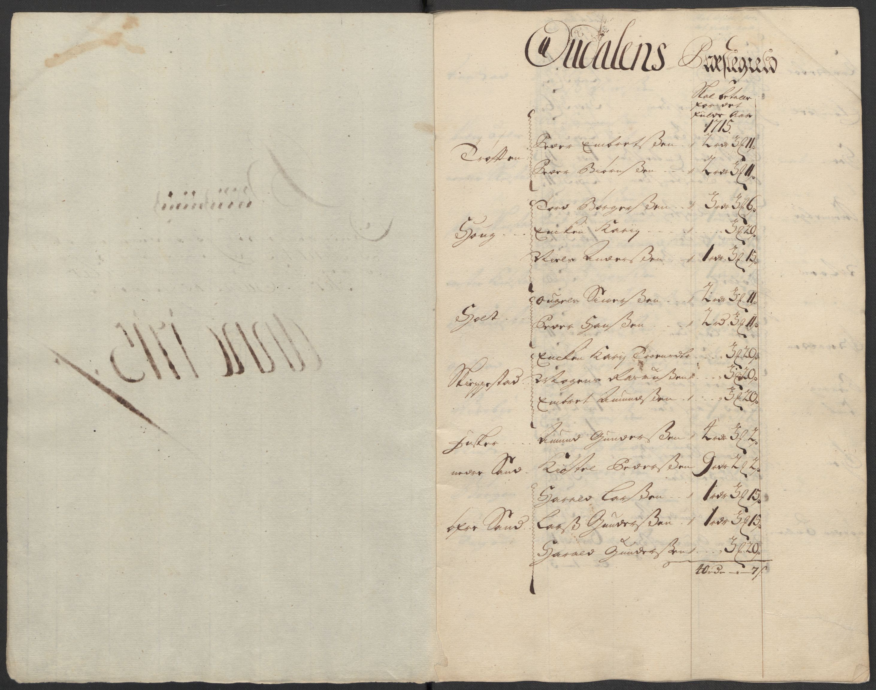 Rentekammeret inntil 1814, Reviderte regnskaper, Fogderegnskap, AV/RA-EA-4092/R13/L0853: Fogderegnskap Solør, Odal og Østerdal, 1715, p. 182