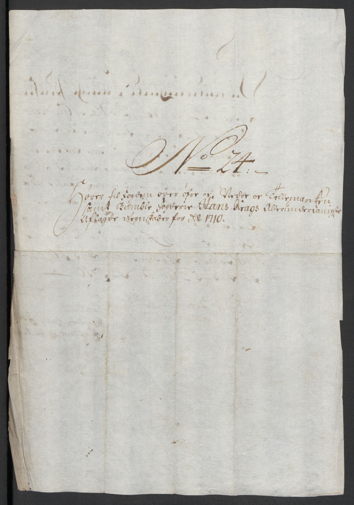 Rentekammeret inntil 1814, Reviderte regnskaper, Fogderegnskap, AV/RA-EA-4092/R36/L2119: Fogderegnskap Øvre og Nedre Telemark og Bamble, 1710, p. 144