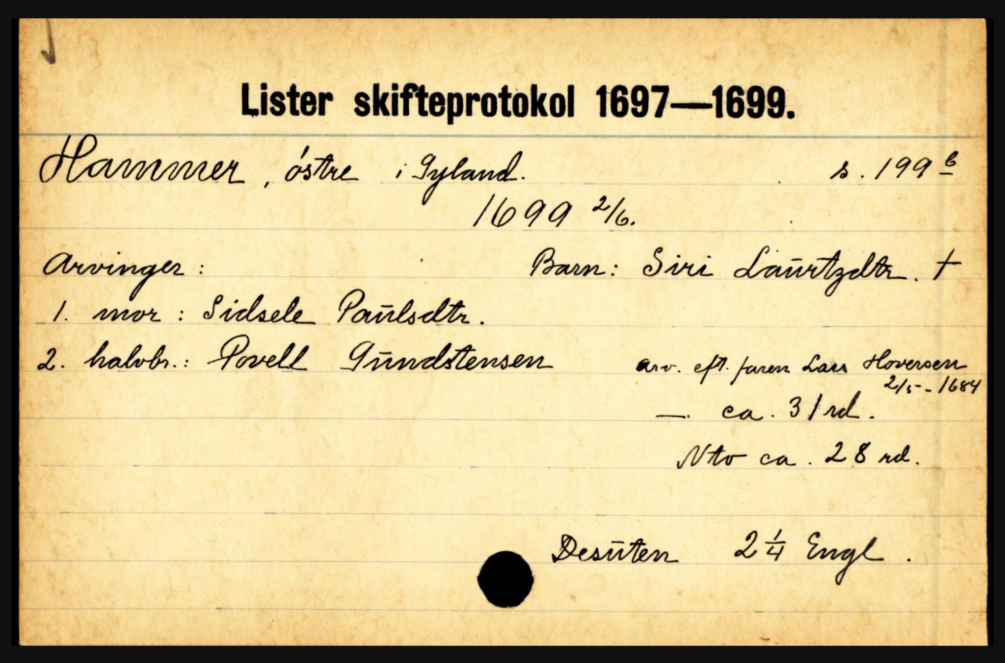 Lister sorenskriveri, AV/SAK-1221-0003/H, p. 13633