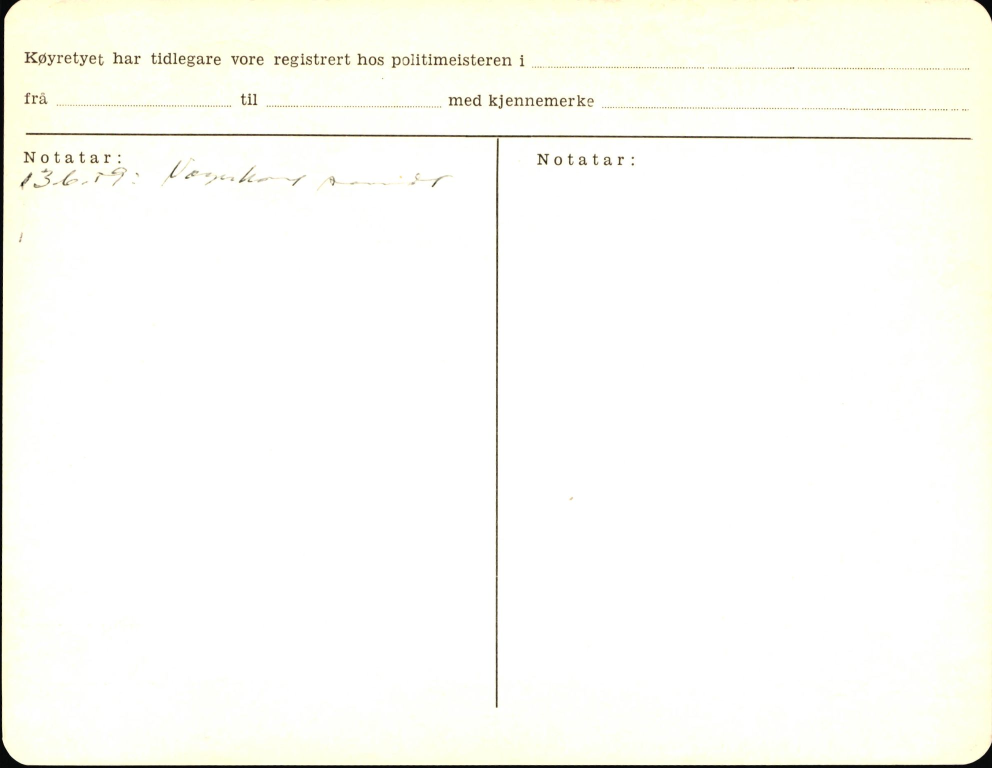 Statens vegvesen, Sogn og Fjordane vegkontor, AV/SAB-A-5301/4/F/L0003: Registerkort utmeldte Fjordane S1000-2499, 1930-1961, p. 97