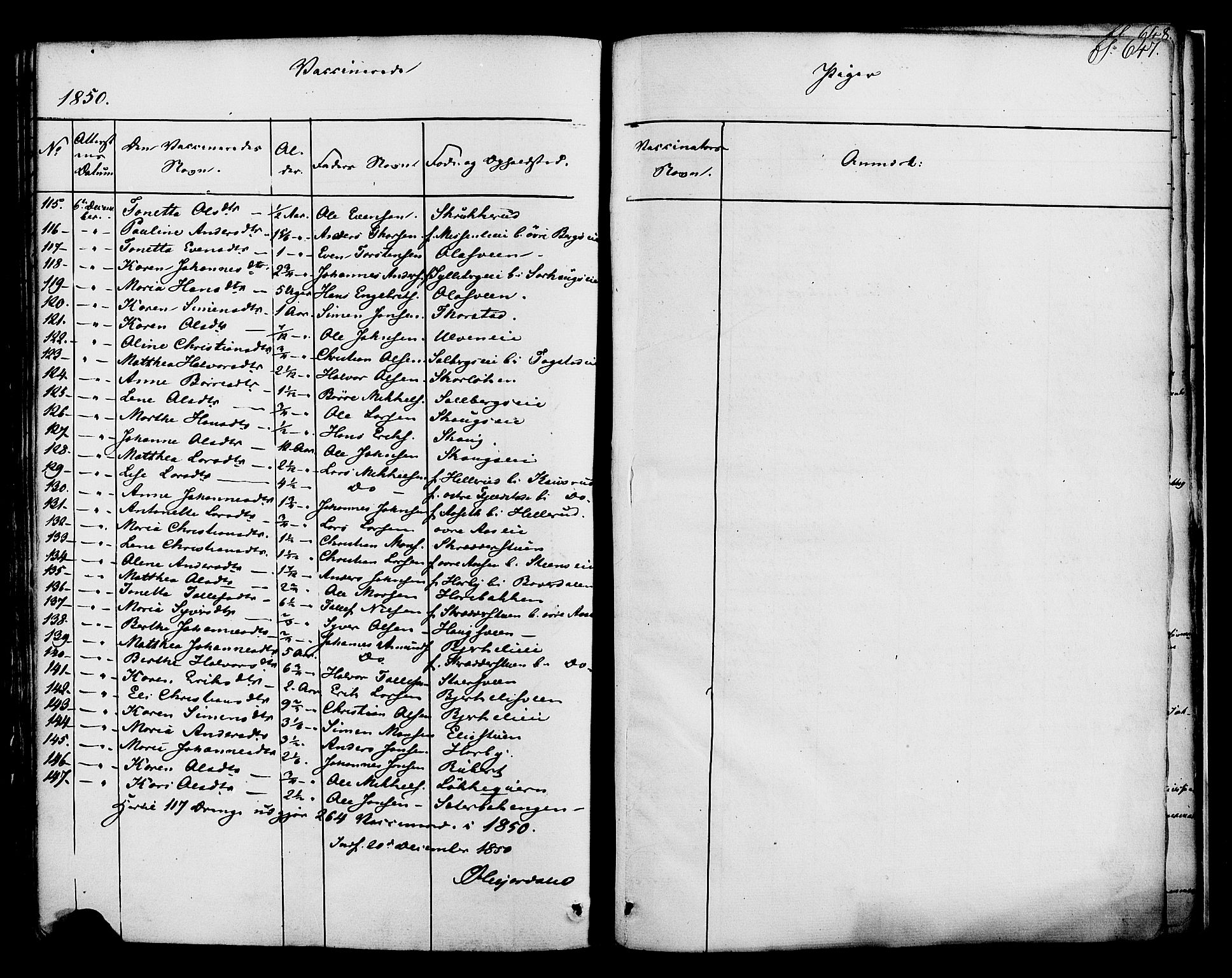 Ringsaker prestekontor, AV/SAH-PREST-014/K/Ka/L0008: Parish register (official) no. 8, 1837-1850, p. 647