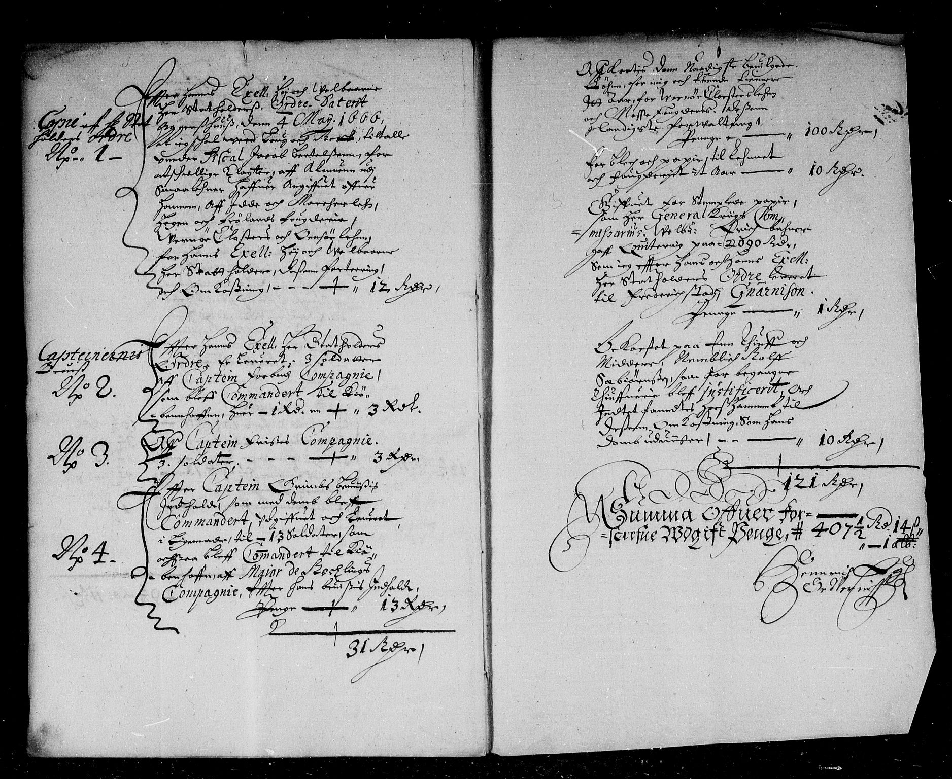 Rentekammeret inntil 1814, Reviderte regnskaper, Stiftamtstueregnskaper, Landkommissariatet på Akershus og Akershus stiftamt, AV/RA-EA-5869/R/Rb/L0038: Akershus stiftamt, 1666