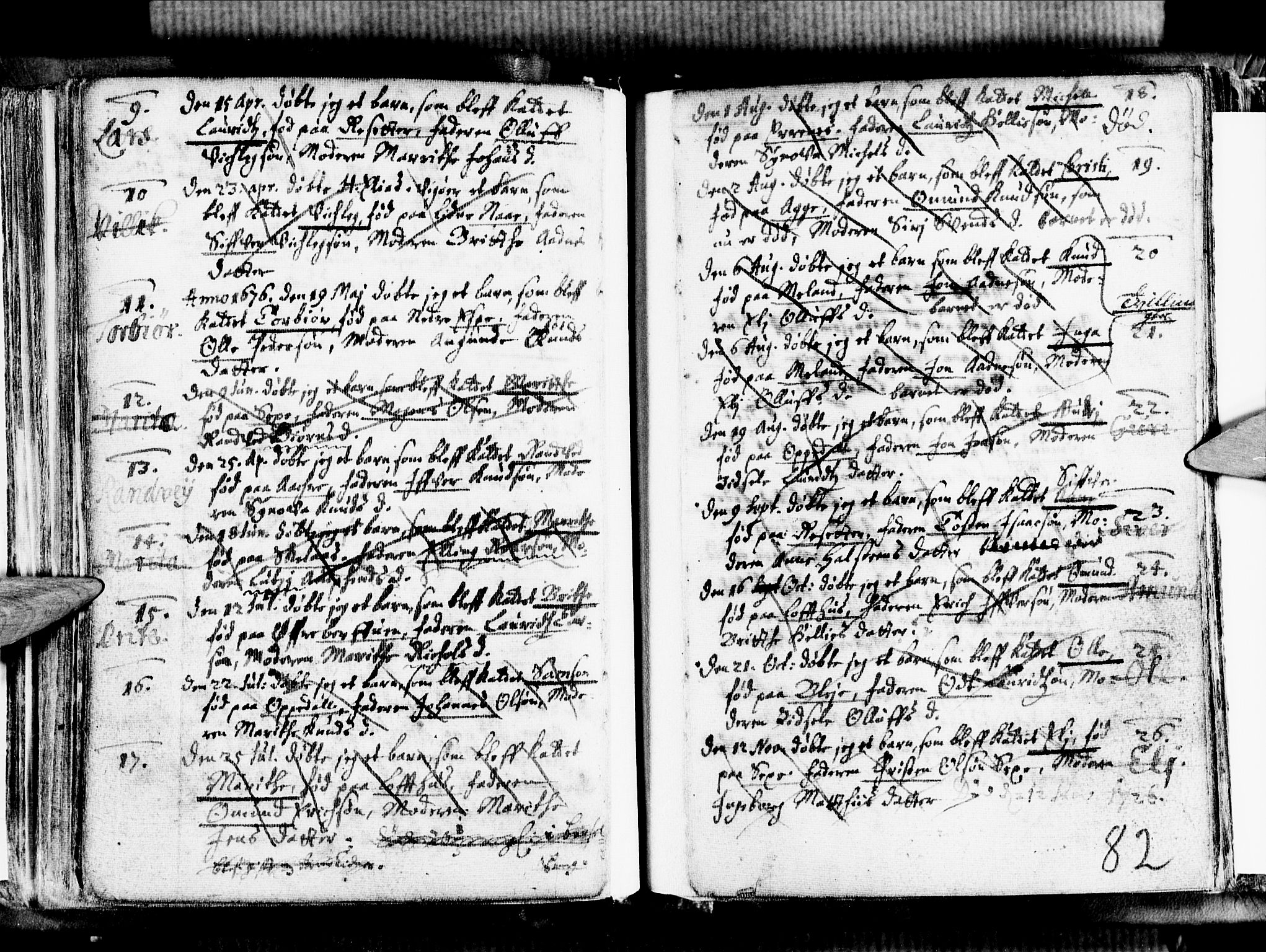 Ullensvang sokneprestembete, SAB/A-78701/H/Haa: Parish register (official) no. A 1 /1, 1669-1718, p. 82