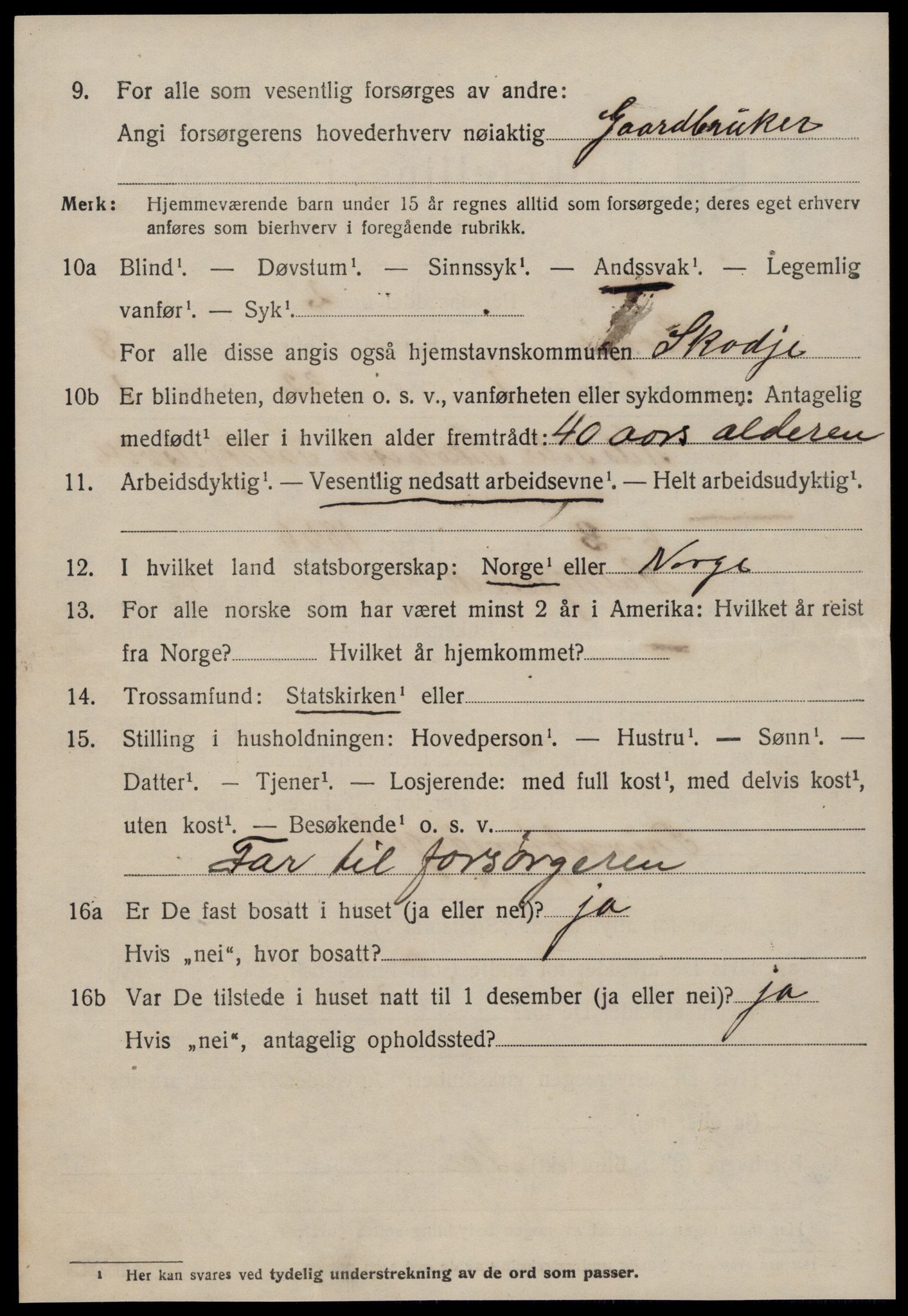 SAT, 1920 census for Skodje, 1920, p. 3470