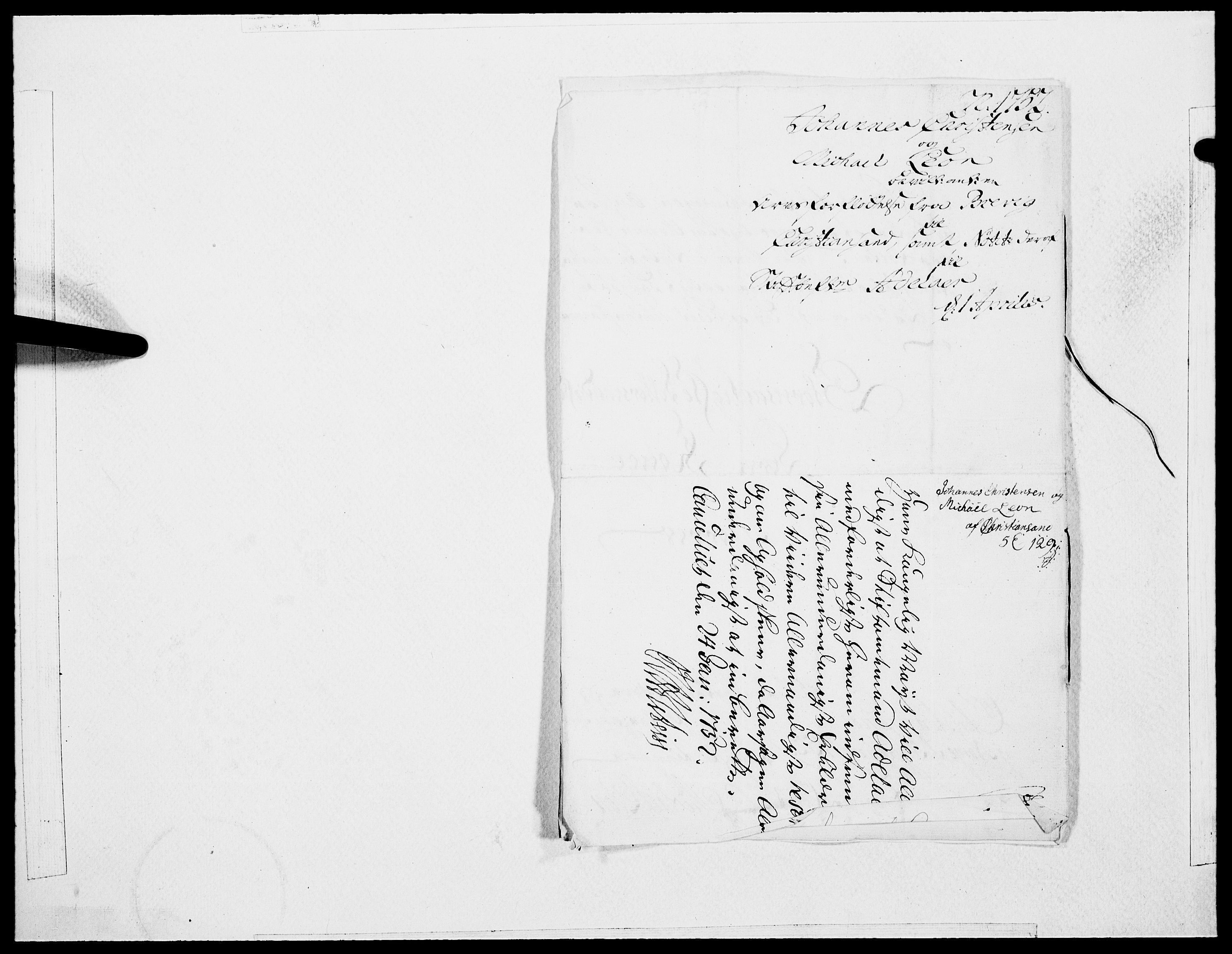 Danske Kanselli 1572-1799, RA/EA-3023/F/Fc/Fcc/Fcca/L0161: Norske innlegg 1572-1799, 1752, p. 289