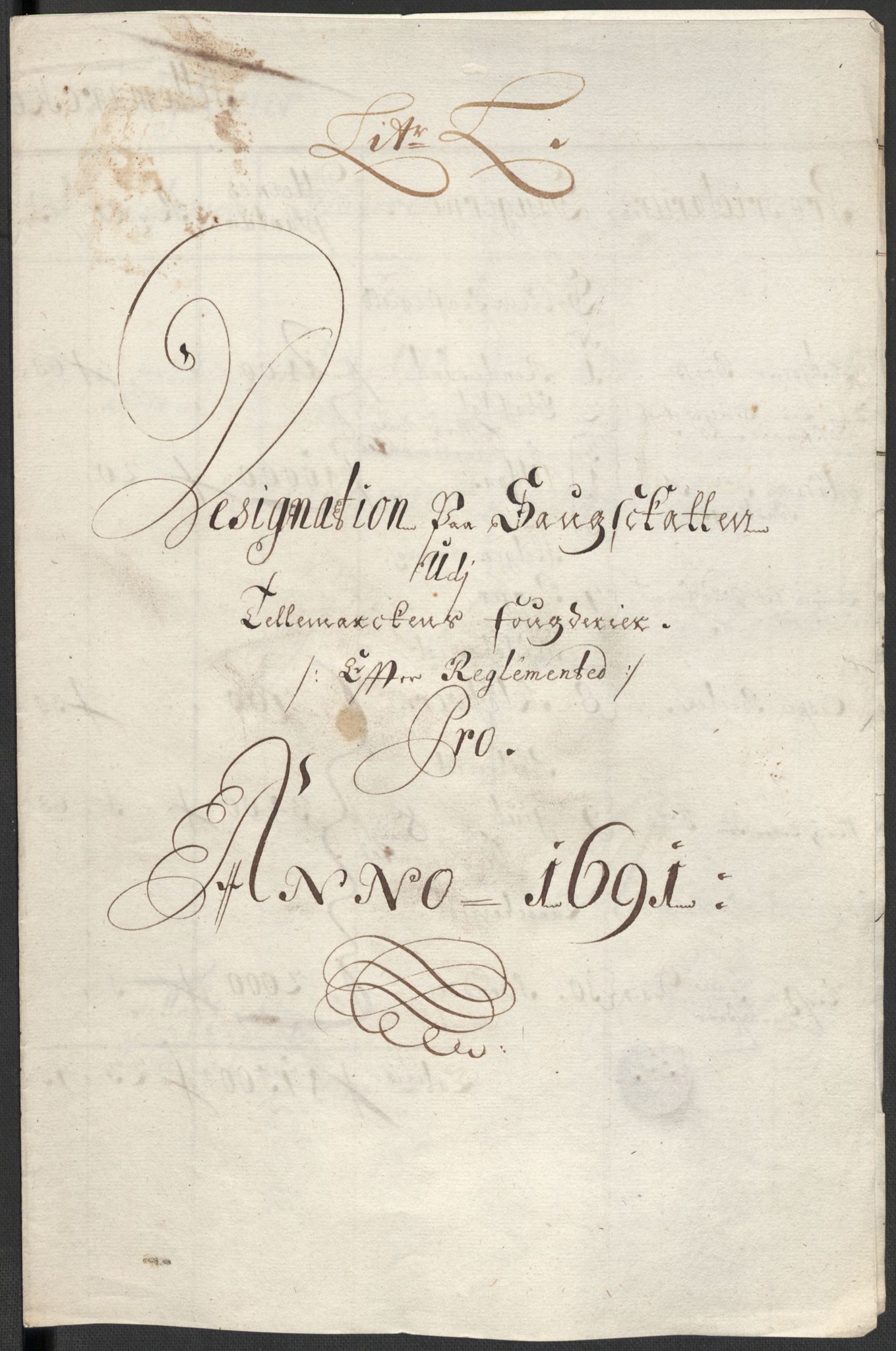 Rentekammeret inntil 1814, Reviderte regnskaper, Fogderegnskap, RA/EA-4092/R35/L2089: Fogderegnskap Øvre og Nedre Telemark, 1690-1692, p. 420