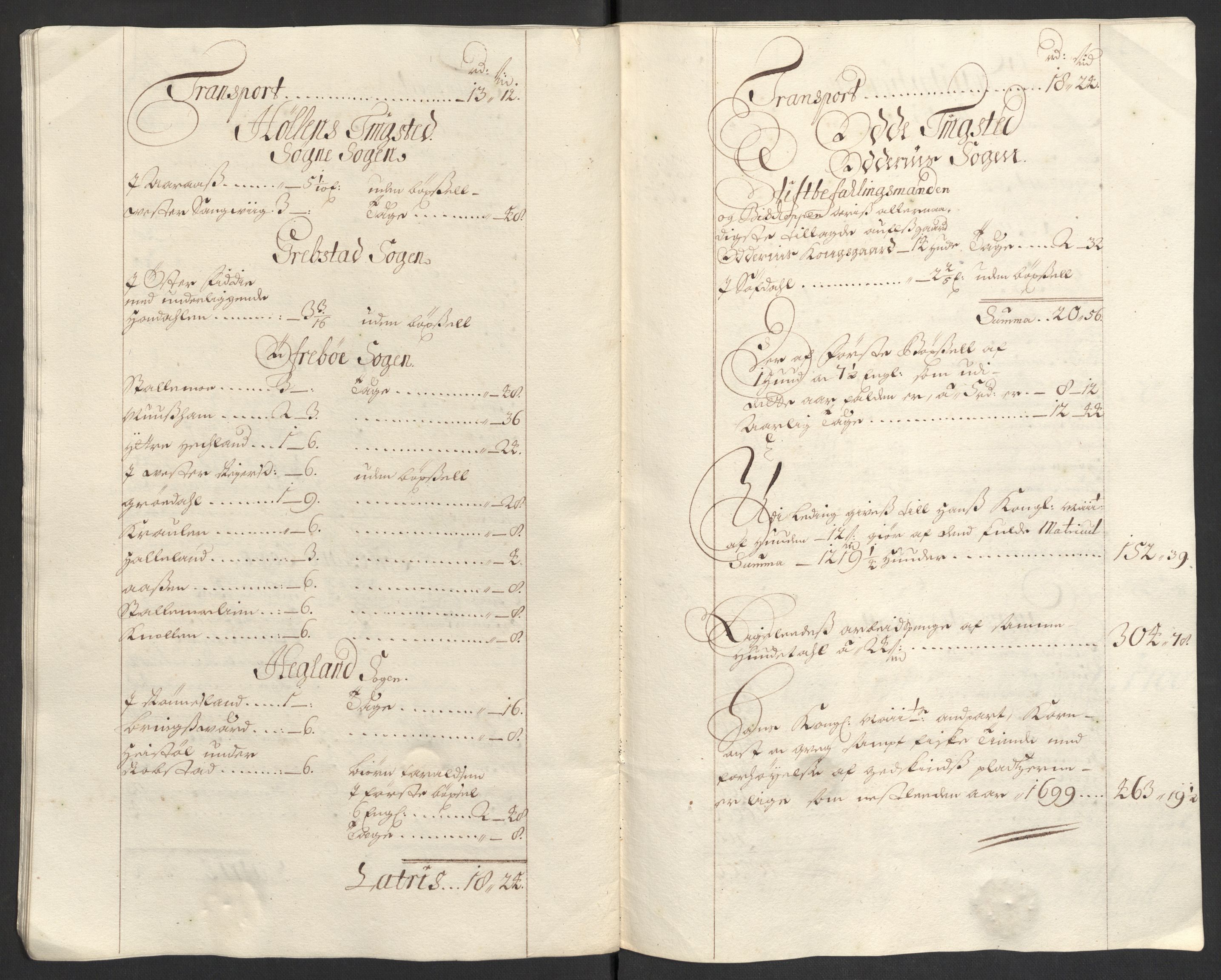 Rentekammeret inntil 1814, Reviderte regnskaper, Fogderegnskap, AV/RA-EA-4092/R43/L2548: Fogderegnskap Lista og Mandal, 1700, p. 113