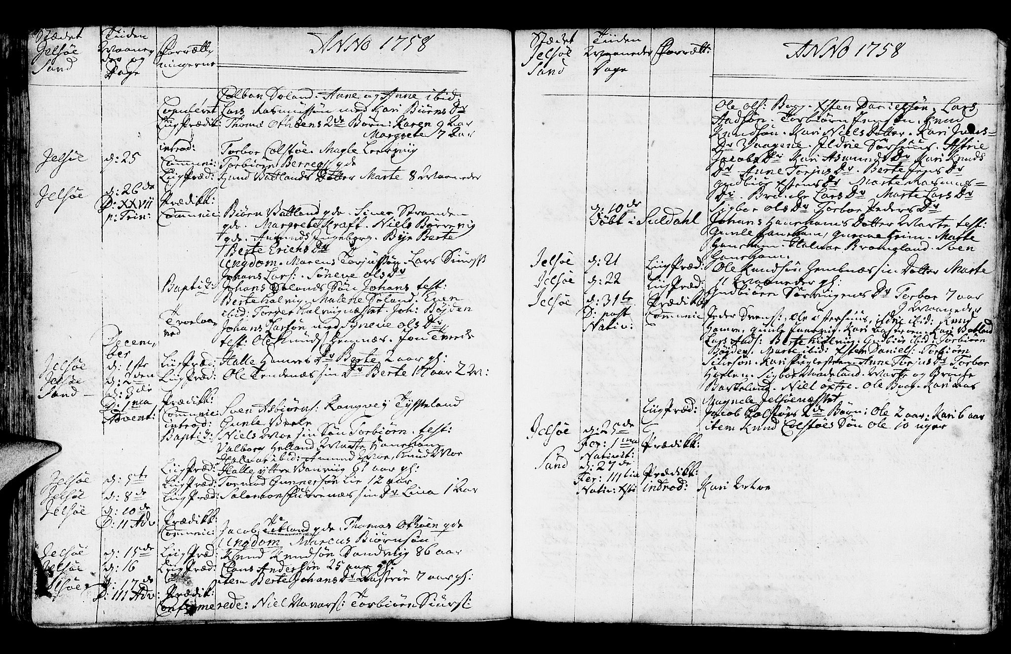 Jelsa sokneprestkontor, AV/SAST-A-101842/01/IV: Parish register (official) no. A 2, 1753-1767