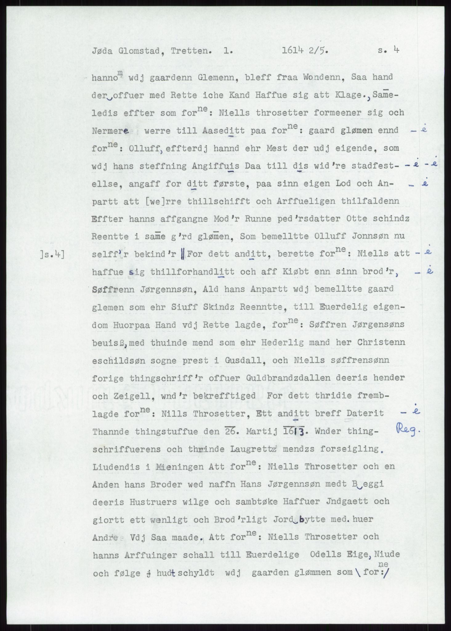 Samlinger til kildeutgivelse, Diplomavskriftsamlingen, AV/RA-EA-4053/H/Ha, p. 2276