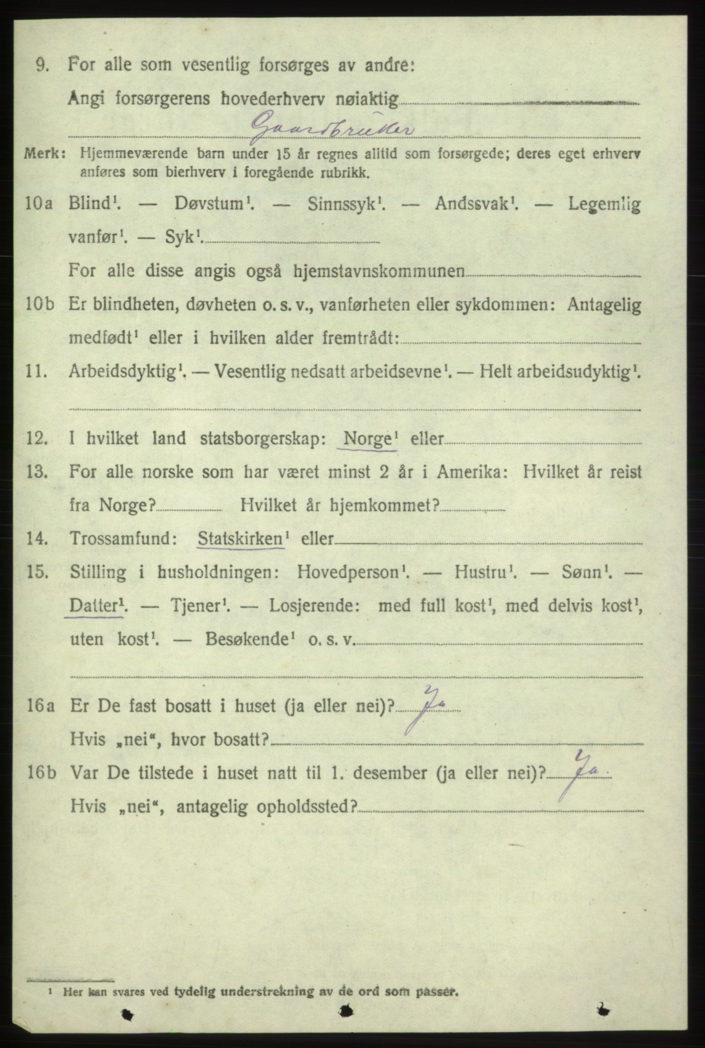 SAB, 1920 census for Skånevik, 1920, p. 6328