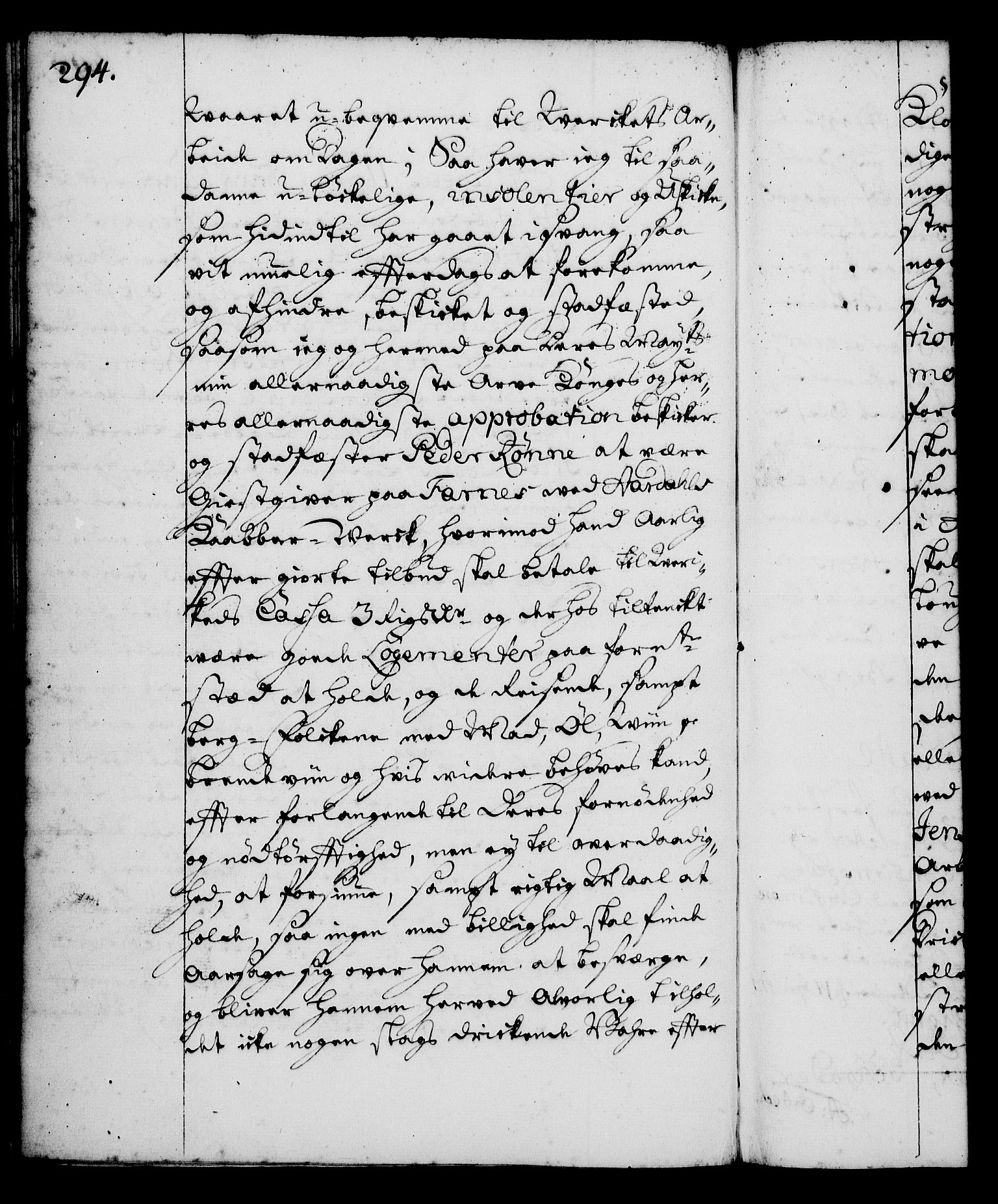 Rentekammeret, Kammerkanselliet, RA/EA-3111/G/Gg/Gga/L0001: Norsk ekspedisjonsprotokoll med register (merket RK 53.1), 1720-1723, p. 294