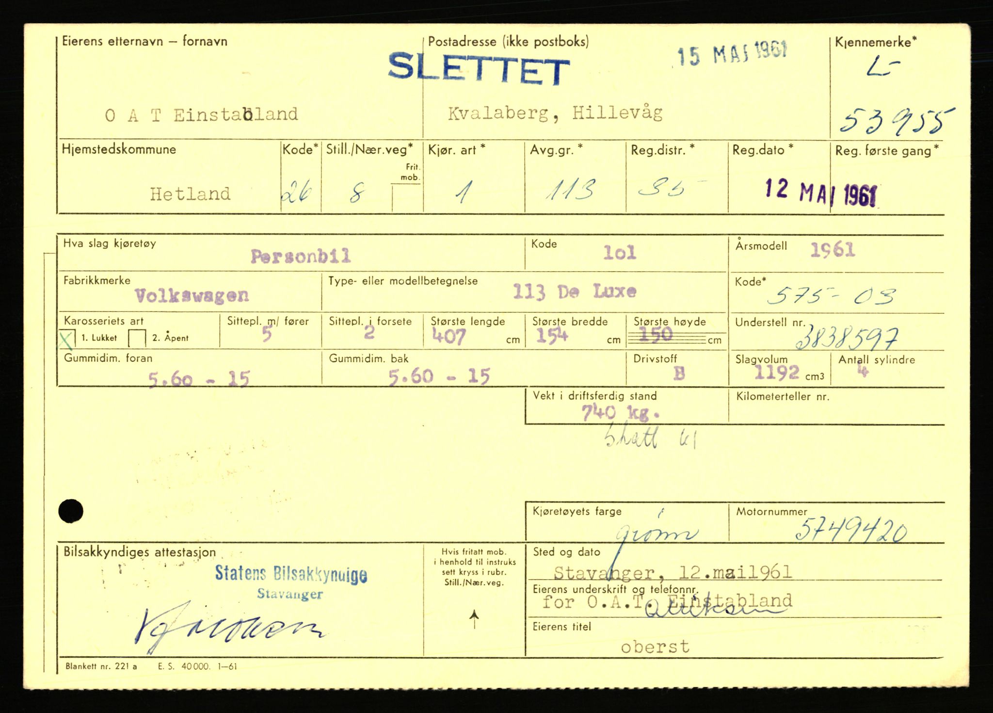 Stavanger trafikkstasjon, AV/SAST-A-101942/0/F/L0053: L-52900 - L-54199, 1930-1971, p. 2369