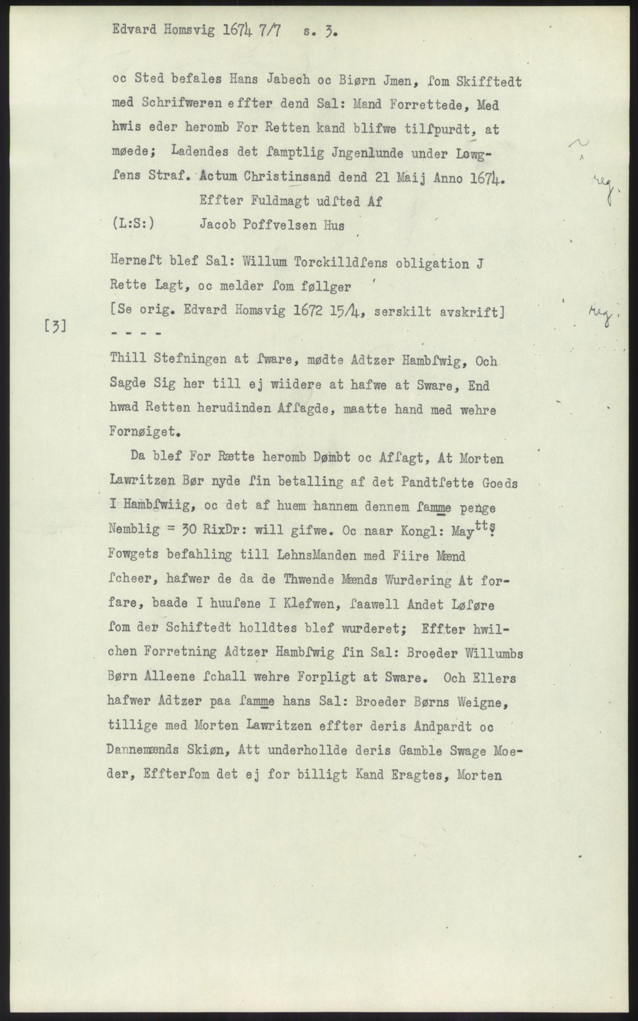 Samlinger til kildeutgivelse, Diplomavskriftsamlingen, AV/RA-EA-4053/H/Ha, p. 1667