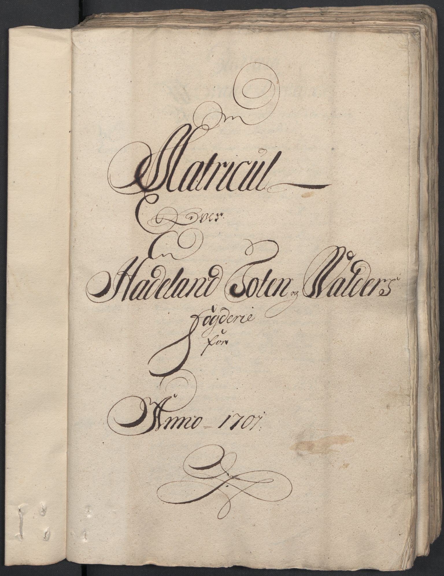 Rentekammeret inntil 1814, Reviderte regnskaper, Fogderegnskap, RA/EA-4092/R18/L1299: Fogderegnskap Hadeland, Toten og Valdres, 1701, p. 15