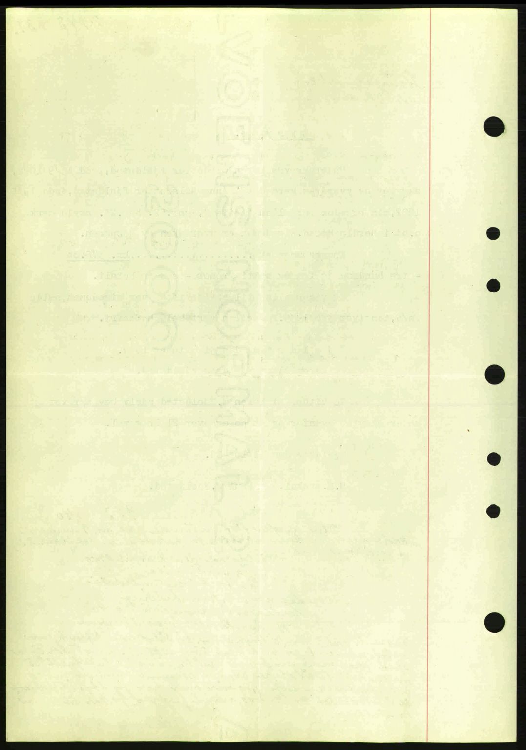 Nordhordland sorenskrivar, SAB/A-2901/1/G/Gb/Gbf/L0010: Mortgage book no. A10, 1939-1940, Diary no: : 2943/1939