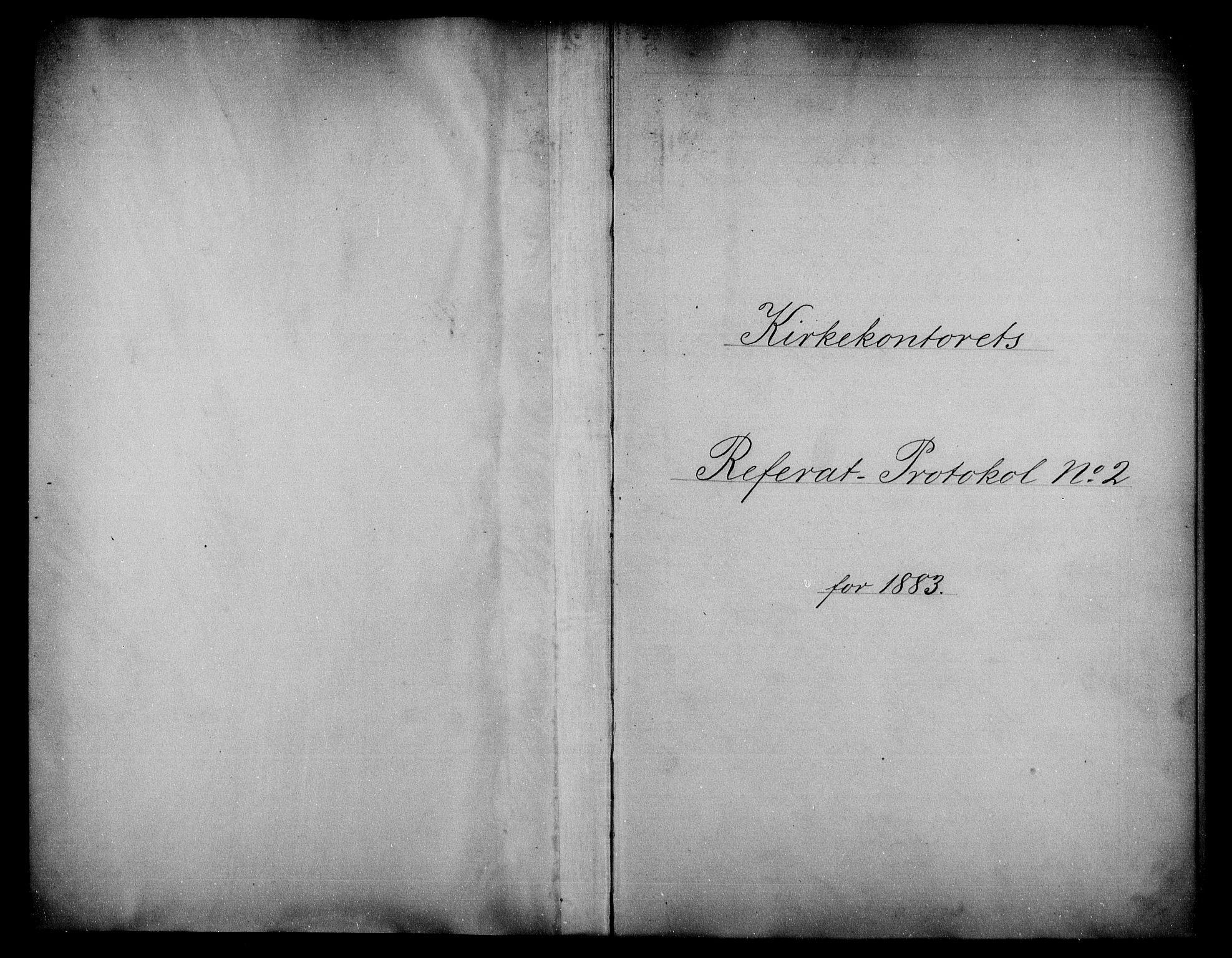 Kirke- og undervisningsdepartementet, Kontoret  for kirke og geistlighet A, AV/RA-S-1007/A/Aa/L0220: Referatprotokoll bd. 2. Ref.nr. 144-218, 1883