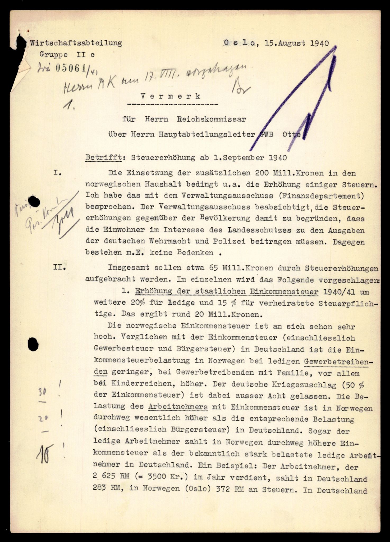 Forsvarets Overkommando. 2 kontor. Arkiv 11.4. Spredte tyske arkivsaker, AV/RA-RAFA-7031/D/Dar/Darb/L0004: Reichskommissariat - Hauptabteilung Vervaltung og Hauptabteilung Volkswirtschaft, 1940-1945, p. 514