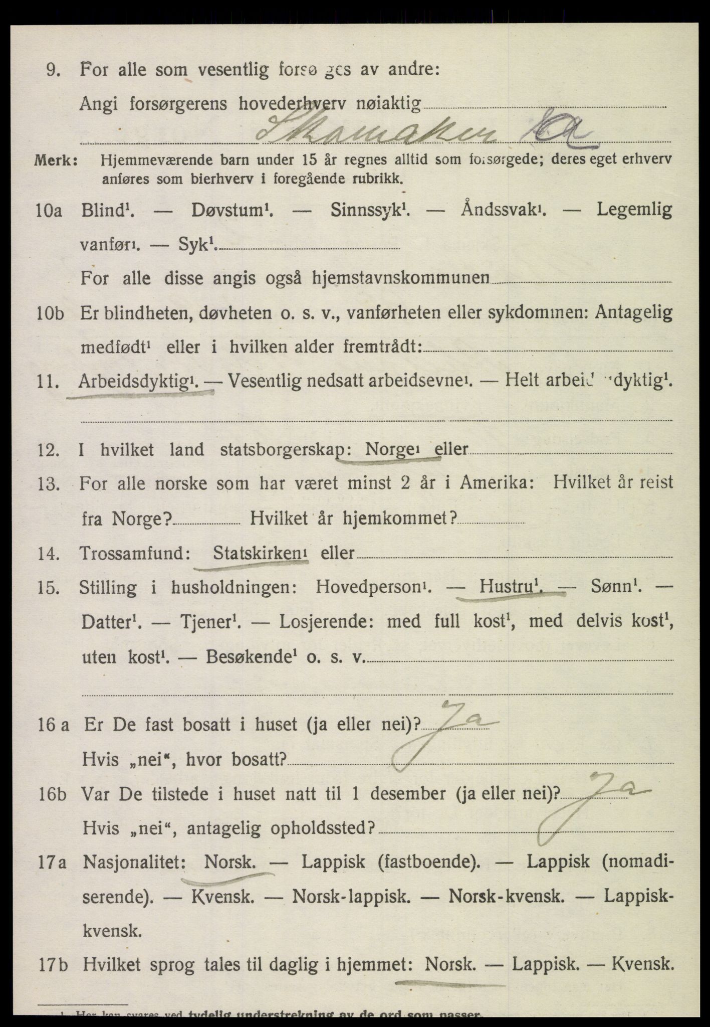 SAT, 1920 census for Røra, 1920, p. 1474