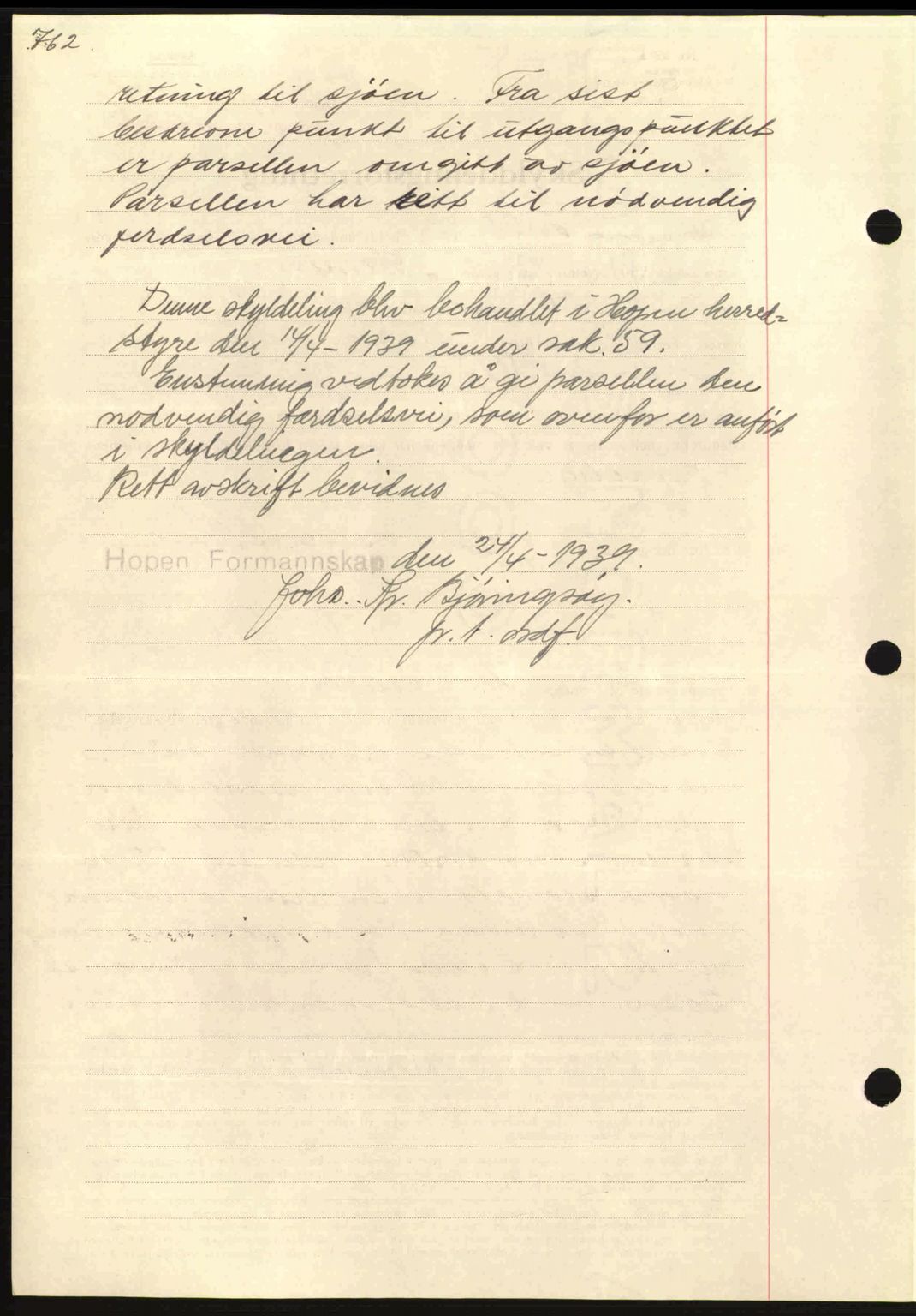 Nordmøre sorenskriveri, AV/SAT-A-4132/1/2/2Ca: Mortgage book no. A86, 1939-1939, Diary no: : 1948/1939