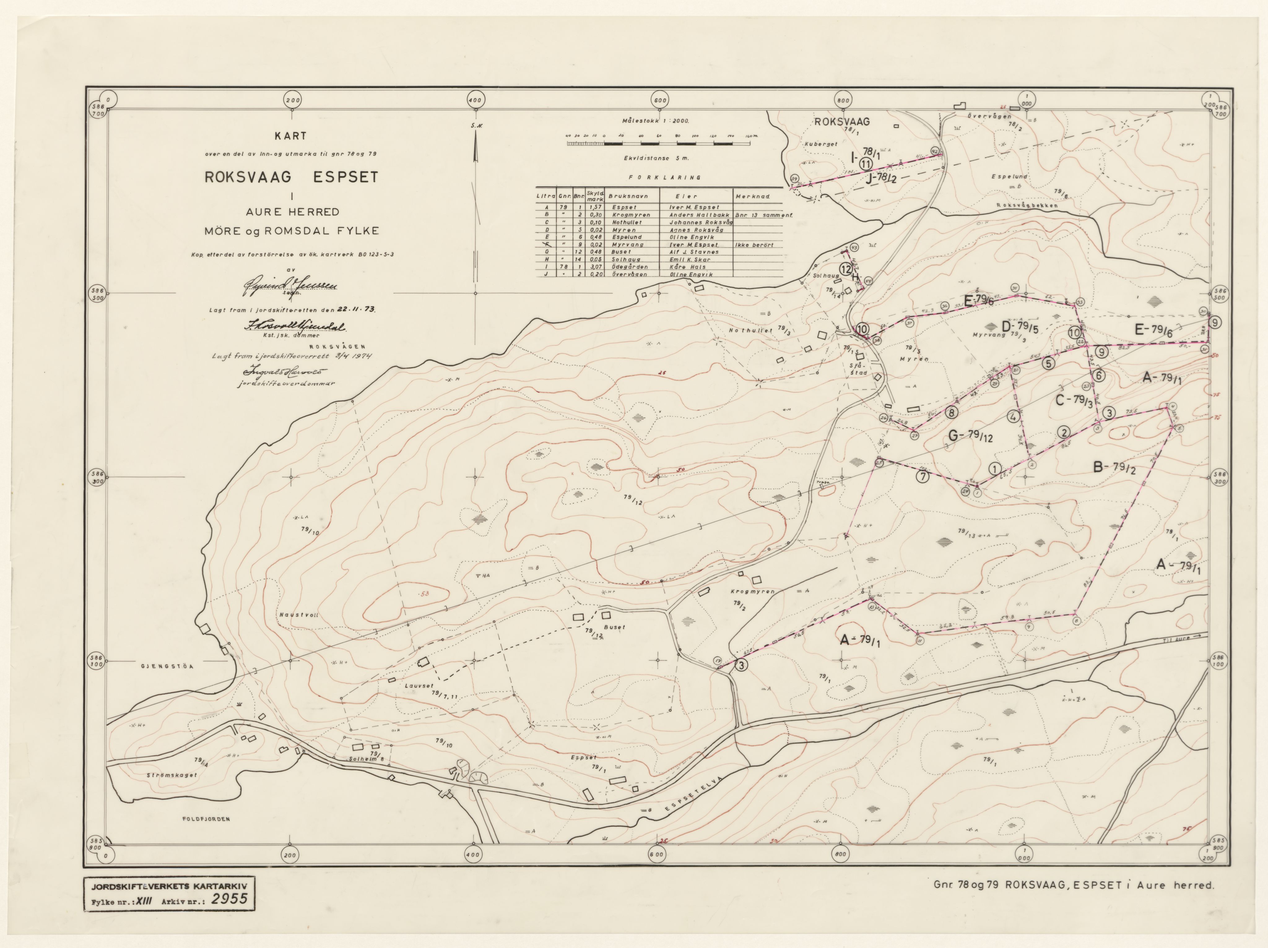 Jordskifteverkets kartarkiv, AV/RA-S-3929/T, 1859-1988, p. 3732