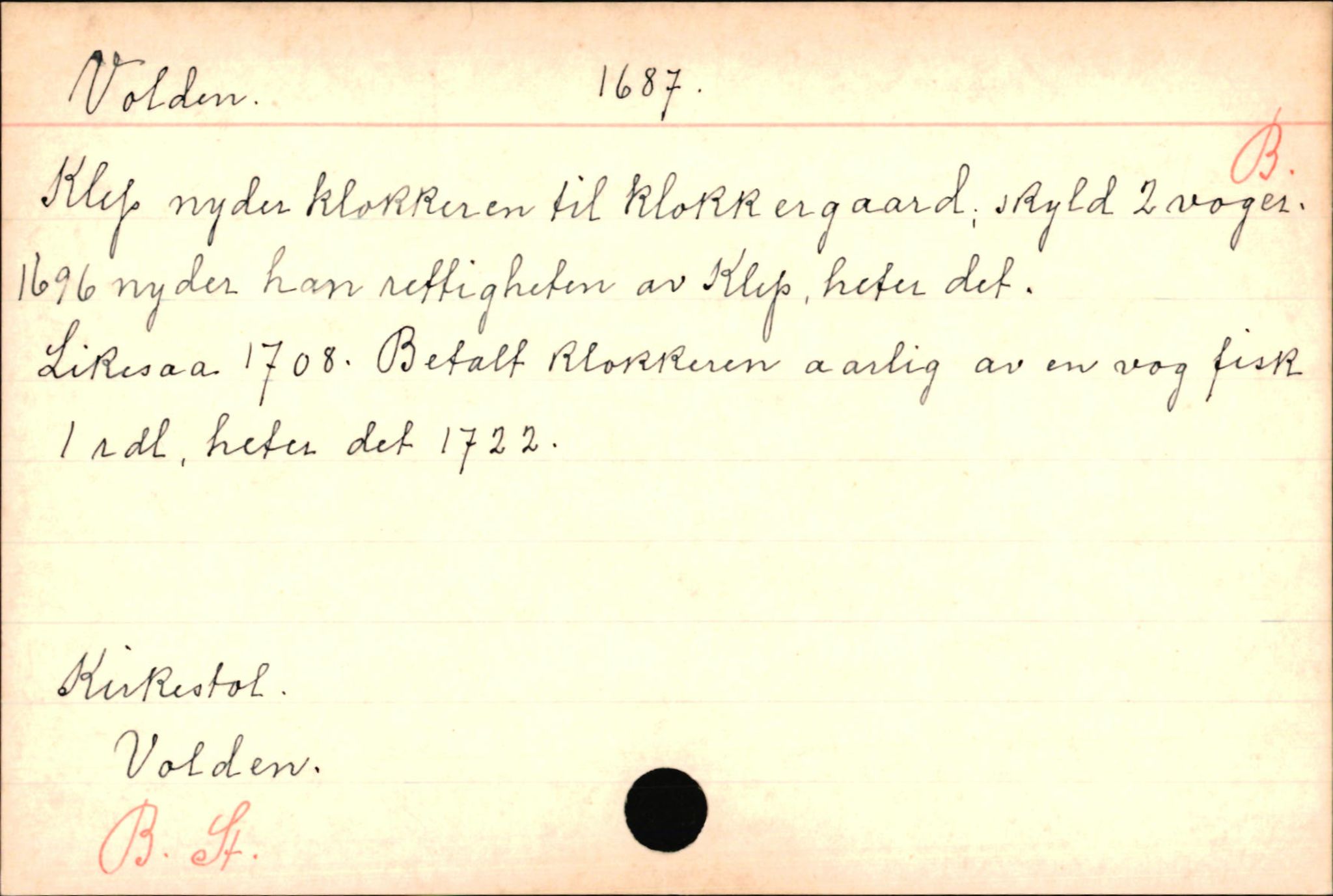 Haugen, Johannes - lærer, AV/SAB-SAB/PA-0036/01/L0001: Om klokkere og lærere, 1521-1904, p. 10668