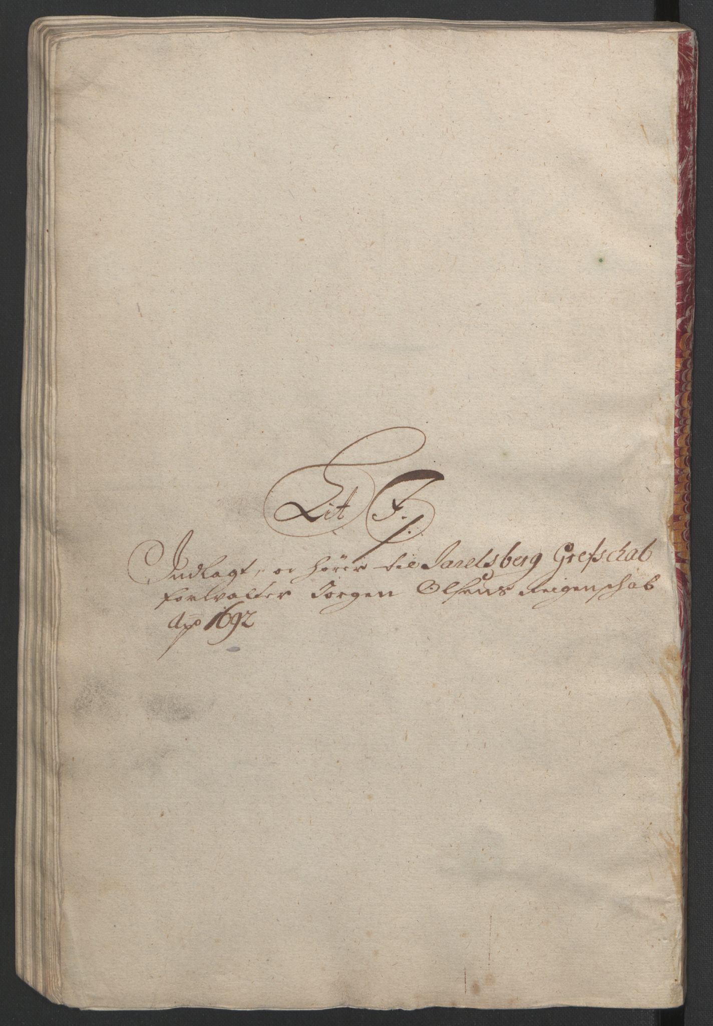 Rentekammeret inntil 1814, Reviderte regnskaper, Fogderegnskap, RA/EA-4092/R32/L1865: Fogderegnskap Jarlsberg grevskap, 1692, p. 416