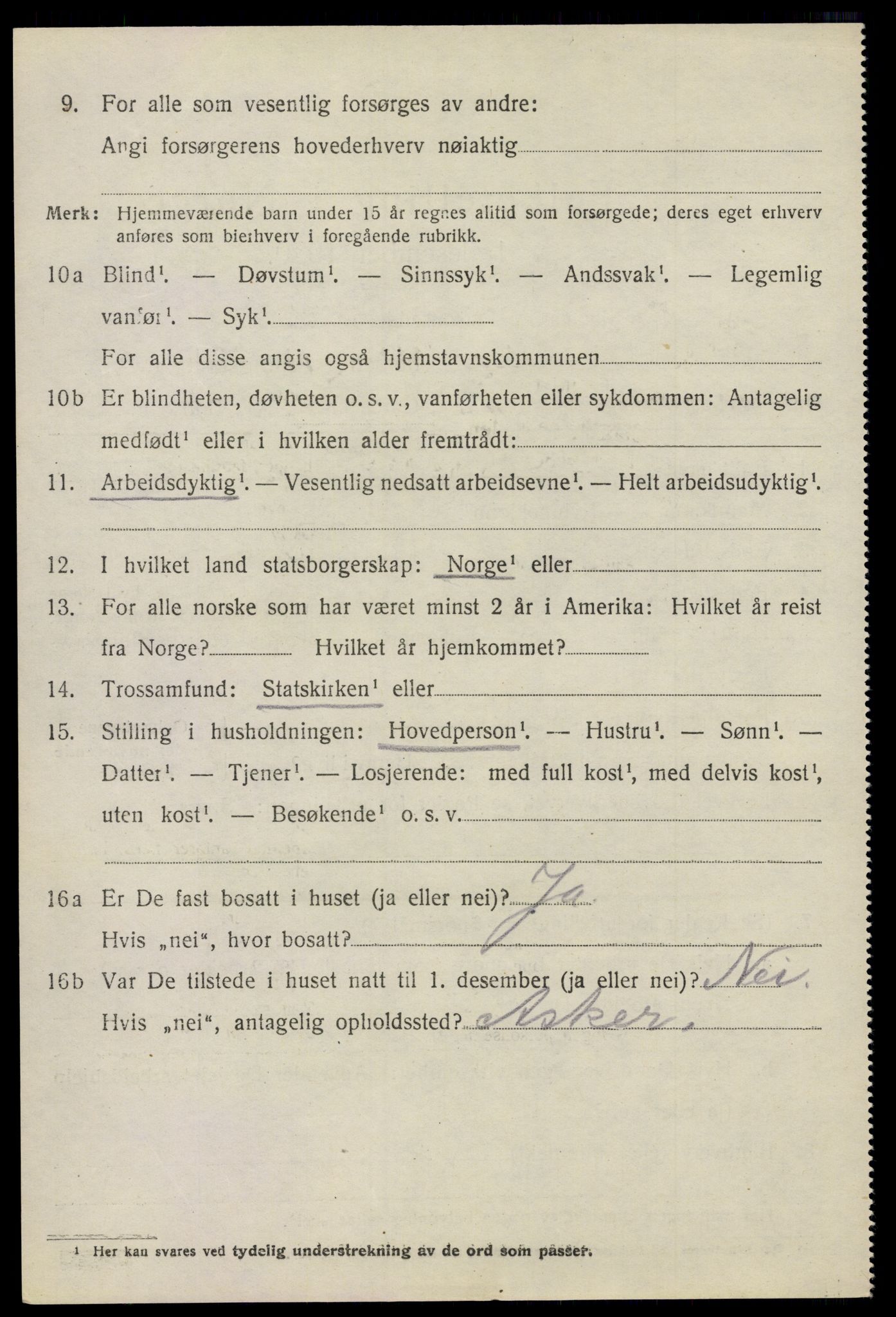 SAO, 1920 census for Glemmen, 1920, p. 21864