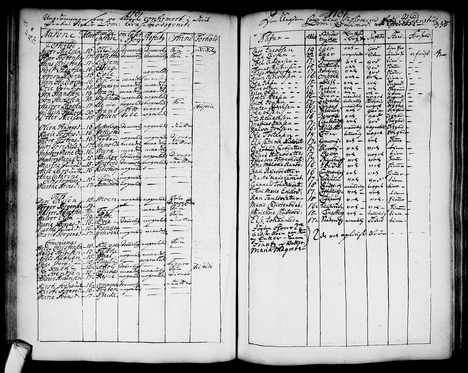 Sandsvær kirkebøker, AV/SAKO-A-244/F/Fa/L0002a: Parish register (official) no. I 2, 1725-1809, p. 355