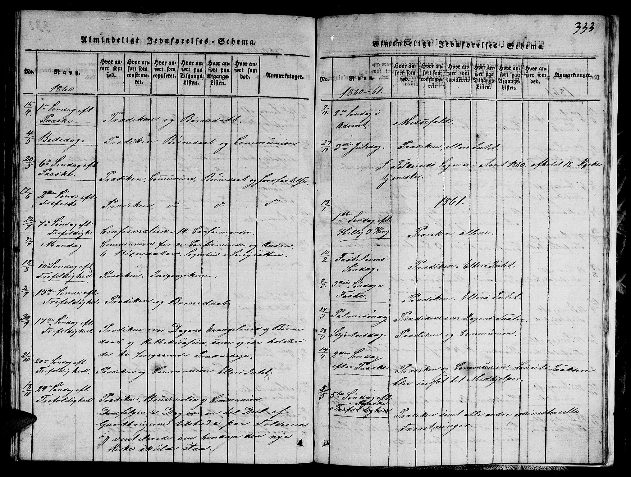 Ministerialprotokoller, klokkerbøker og fødselsregistre - Nord-Trøndelag, SAT/A-1458/780/L0648: Parish register (copy) no. 780C01 /1, 1815-1870, p. 333