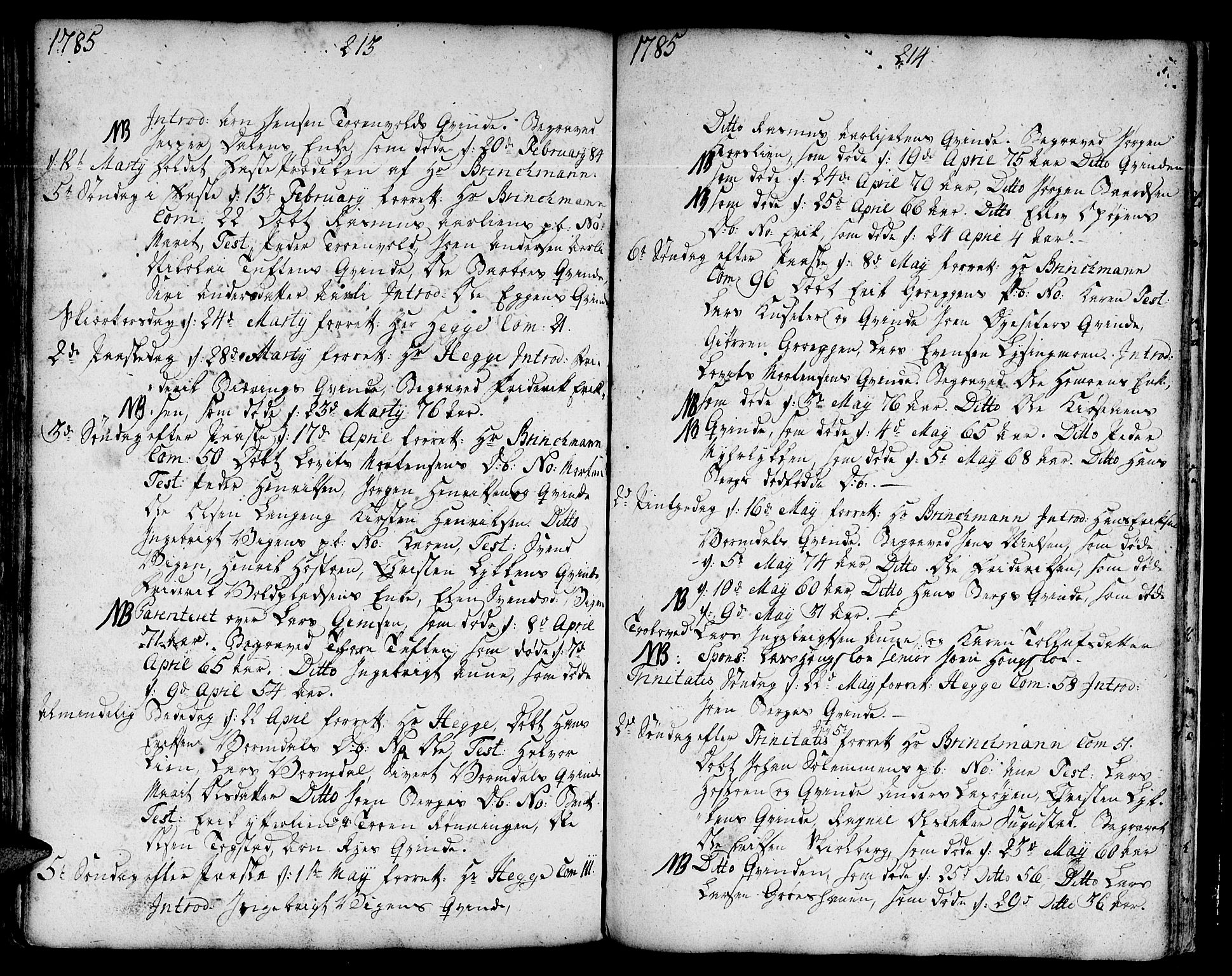 Ministerialprotokoller, klokkerbøker og fødselsregistre - Sør-Trøndelag, SAT/A-1456/671/L0840: Parish register (official) no. 671A02, 1756-1794, p. 313-314