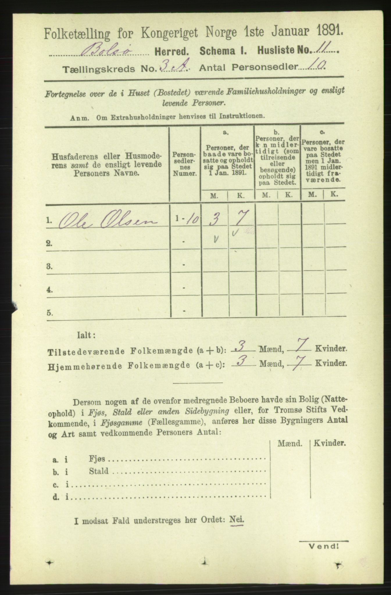 RA, 1891 census for 1544 Bolsøy, 1891, p. 1746