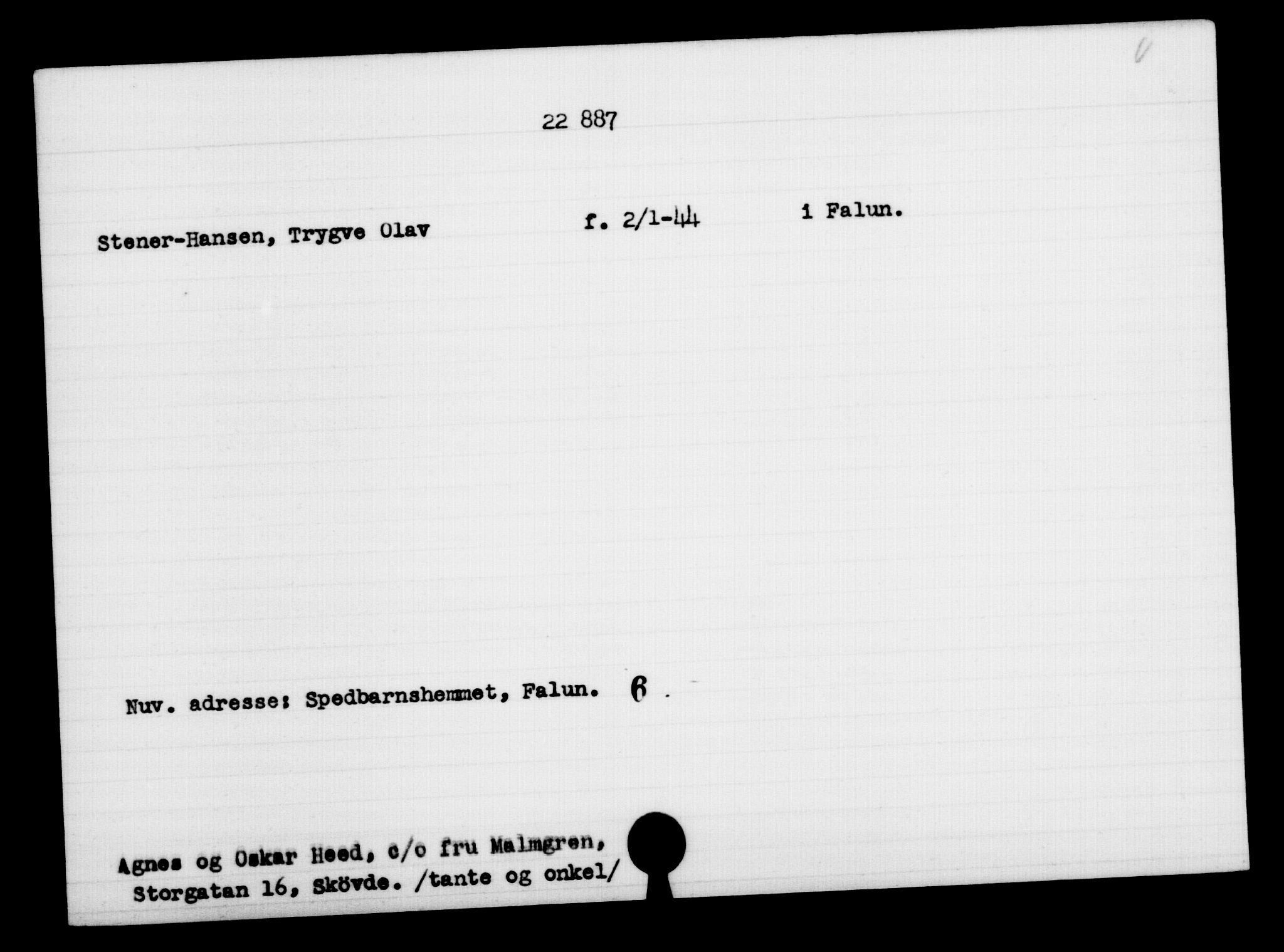 Den Kgl. Norske Legasjons Flyktningskontor, AV/RA-S-6753/V/Va/L0010: Kjesäterkartoteket.  Flyktningenr. 22000-25314, 1940-1945, p. 965