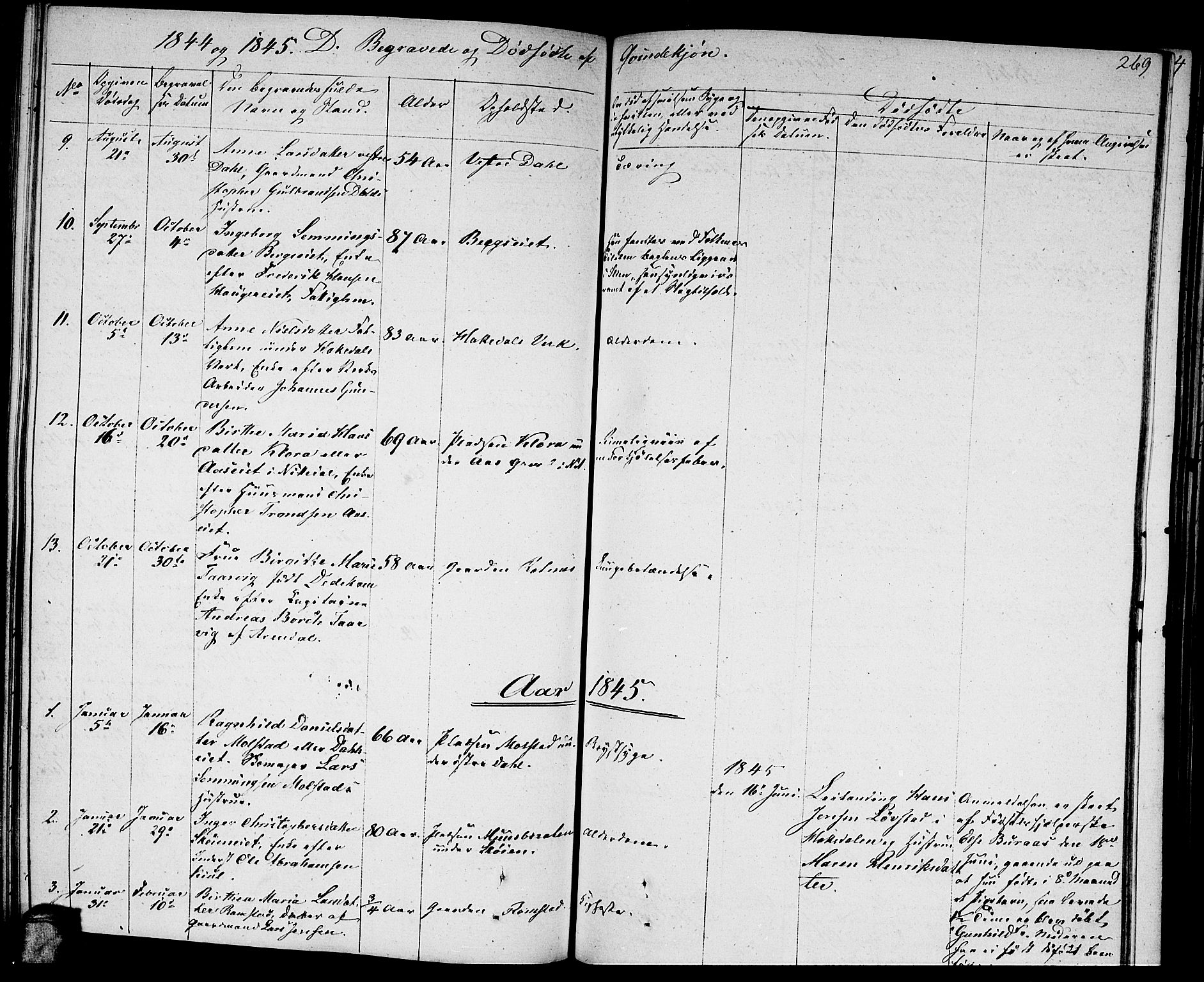 Nittedal prestekontor Kirkebøker, SAO/A-10365a/F/Fa/L0004: Parish register (official) no. I 4, 1836-1849, p. 269