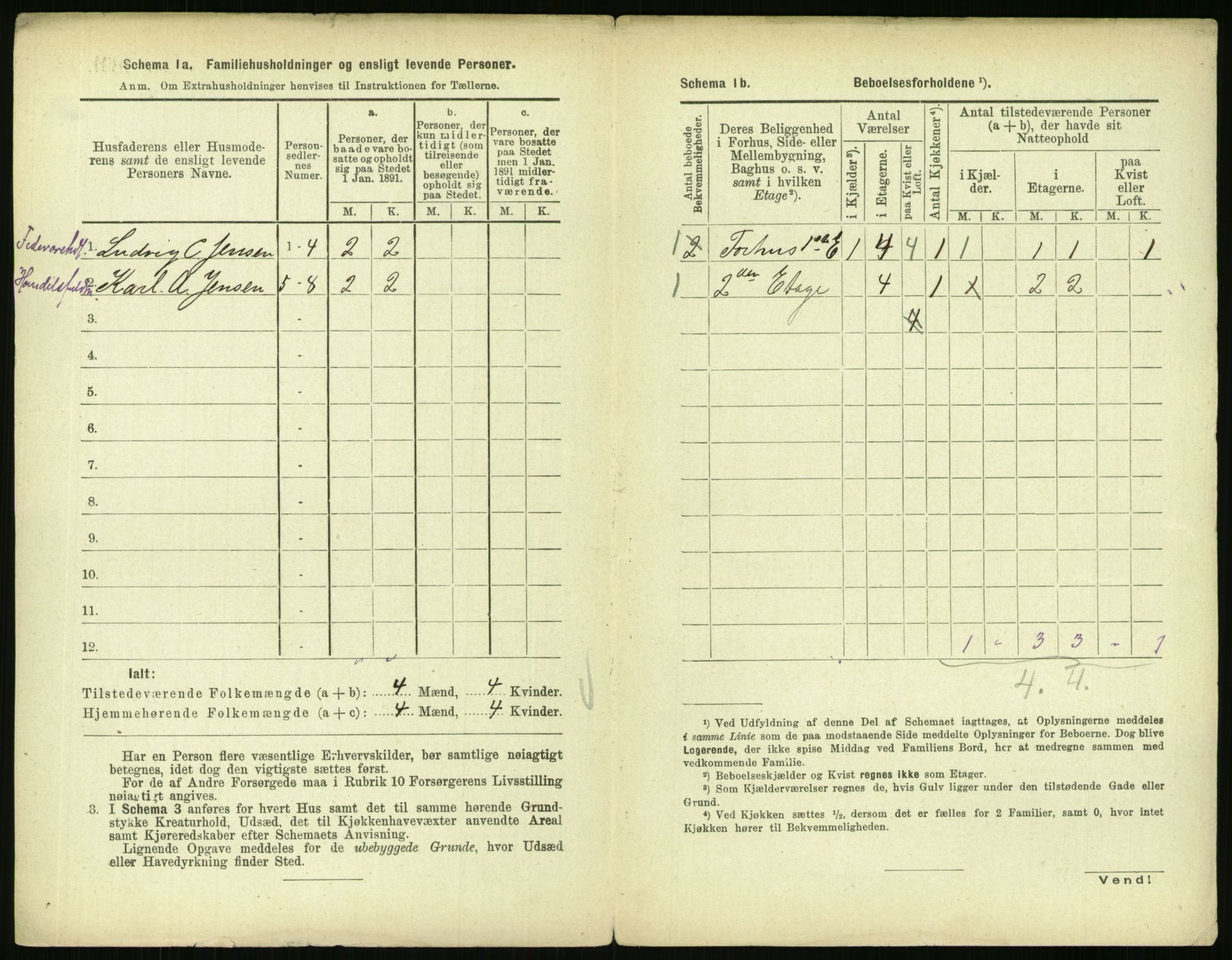 RA, 1891 census for 0301 Kristiania, 1891, p. 30814