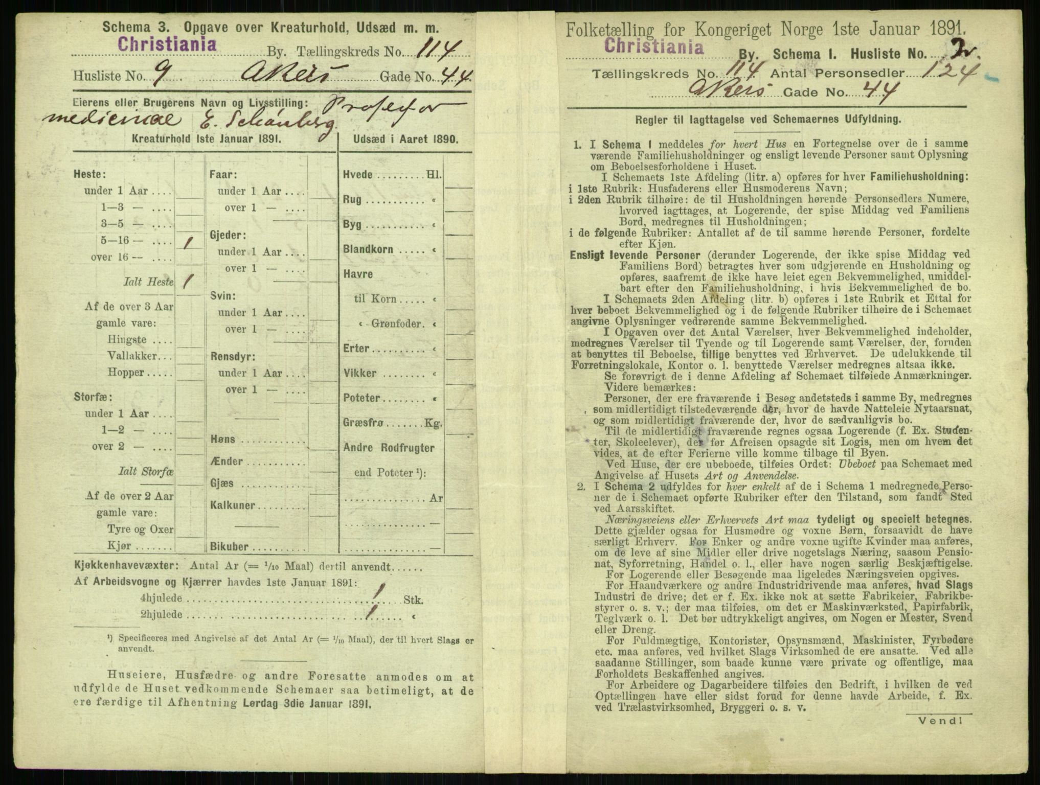 RA, 1891 census for 0301 Kristiania, 1891, p. 60684