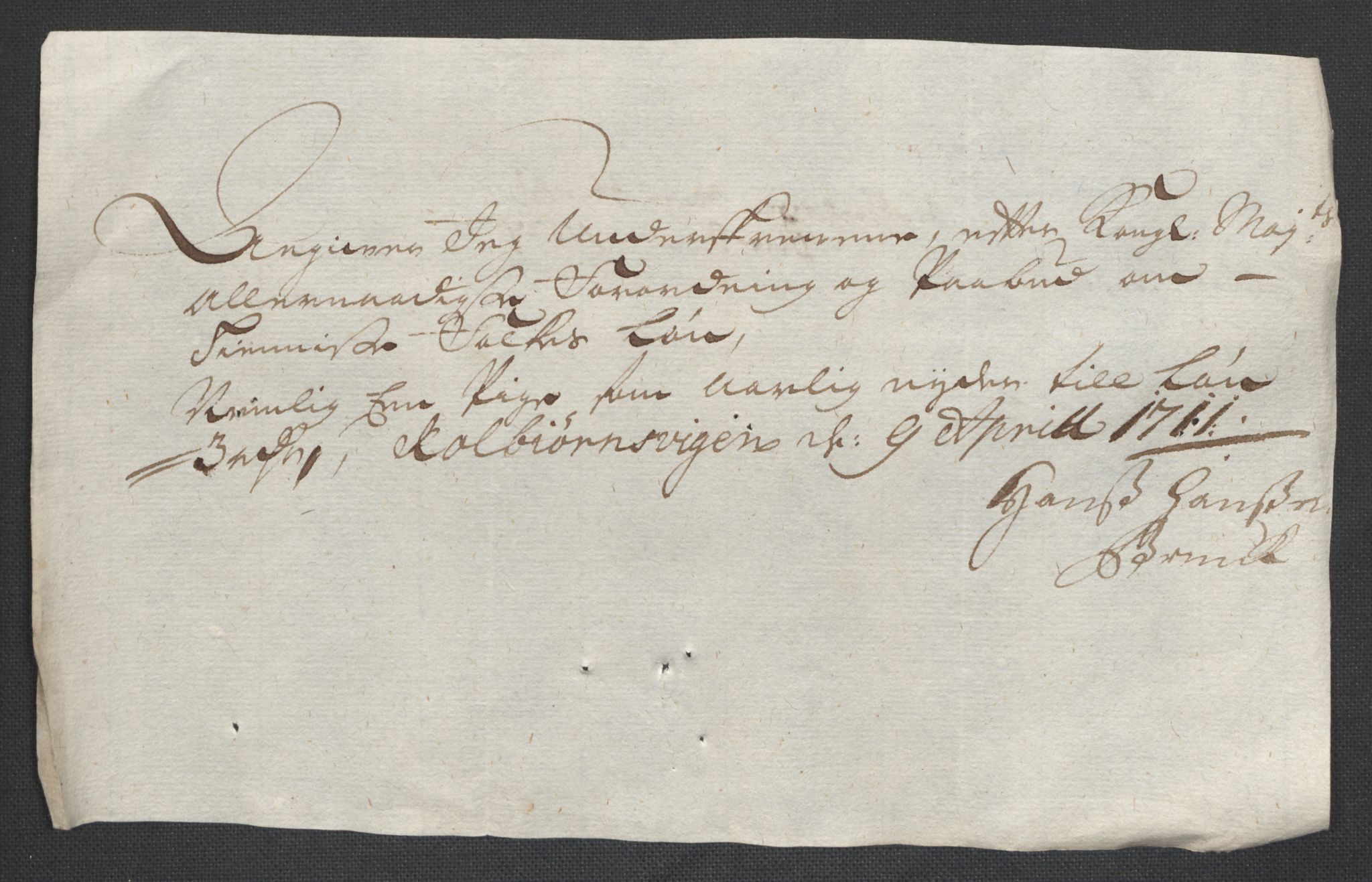 Rentekammeret inntil 1814, Reviderte regnskaper, Fogderegnskap, AV/RA-EA-4092/R39/L2319: Fogderegnskap Nedenes, 1710-1711, p. 850