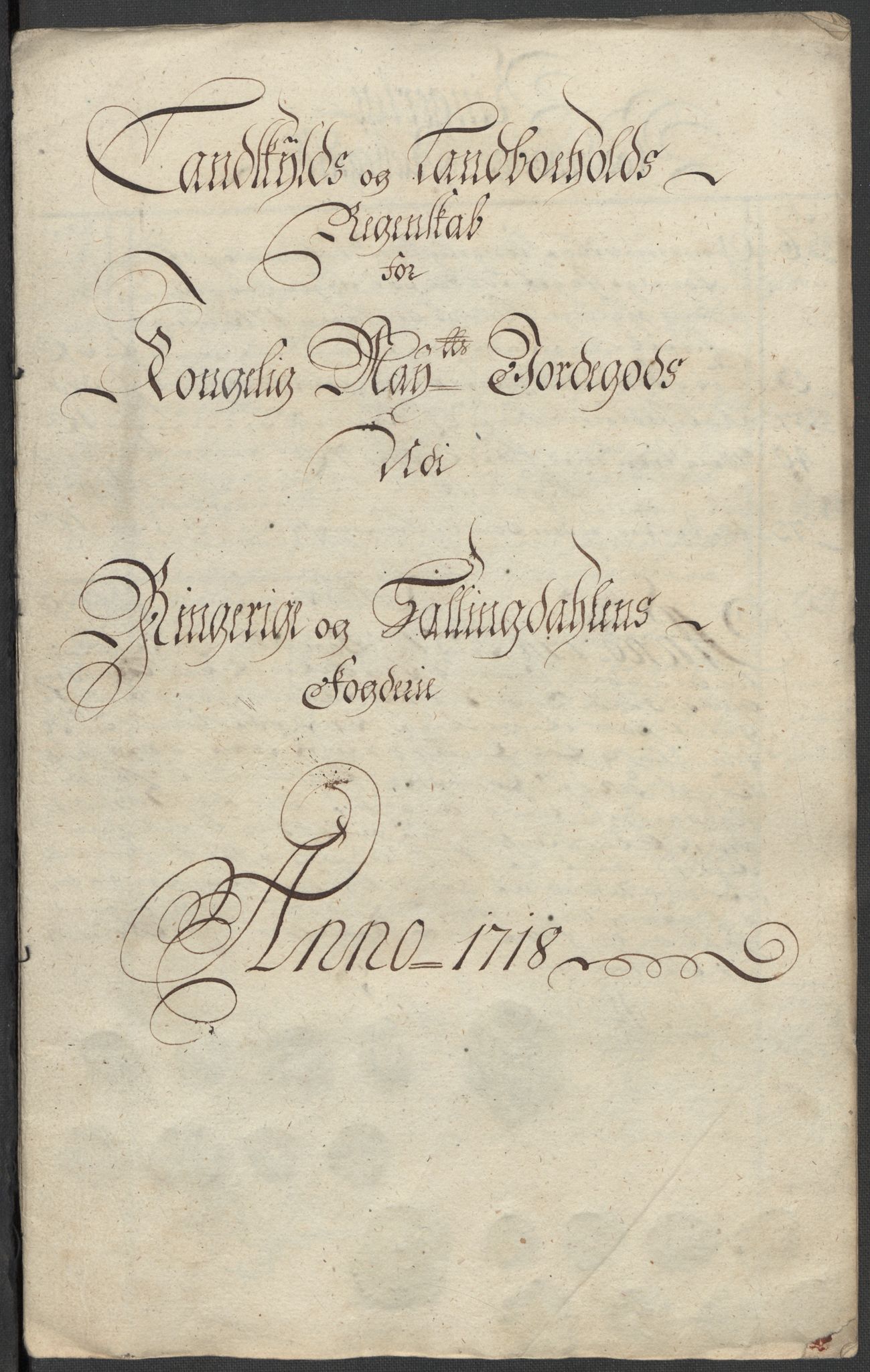 Rentekammeret inntil 1814, Reviderte regnskaper, Fogderegnskap, AV/RA-EA-4092/R23/L1476: Fogderegnskap Ringerike og Hallingdal, 1718, p. 111