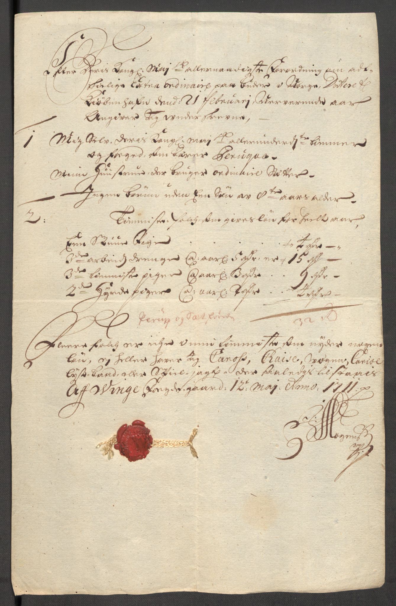 Rentekammeret inntil 1814, Reviderte regnskaper, Fogderegnskap, AV/RA-EA-4092/R62/L4201: Fogderegnskap Stjørdal og Verdal, 1711, p. 458