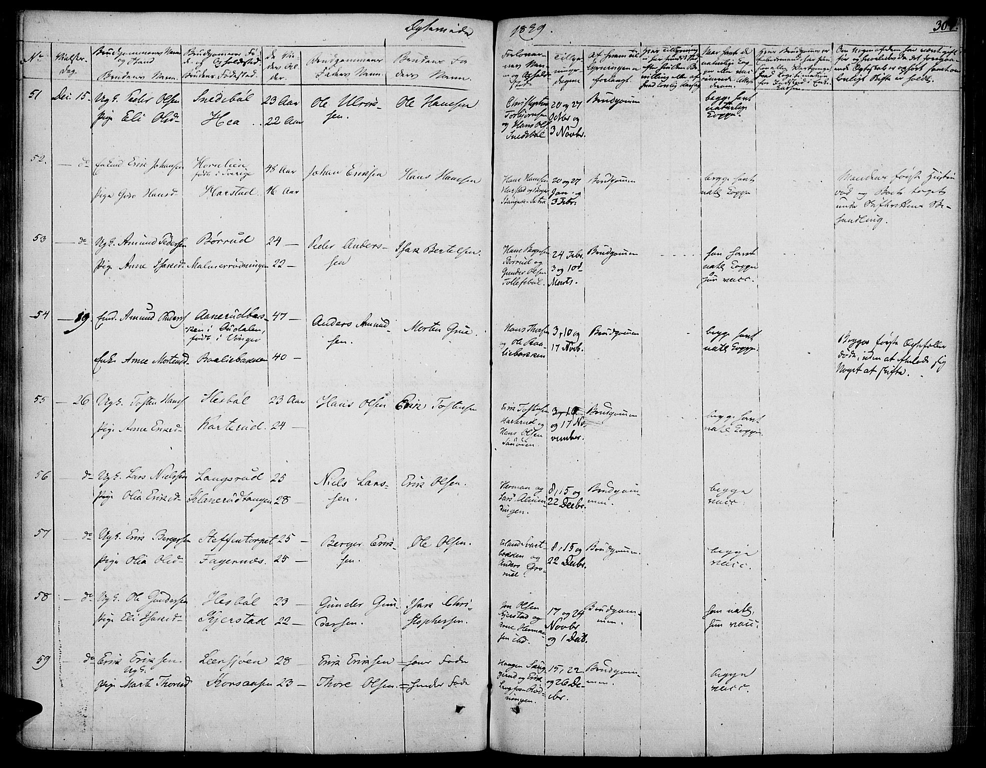 Vinger prestekontor, AV/SAH-PREST-024/H/Ha/Haa/L0008: Parish register (official) no. 8, 1839-1847, p. 304