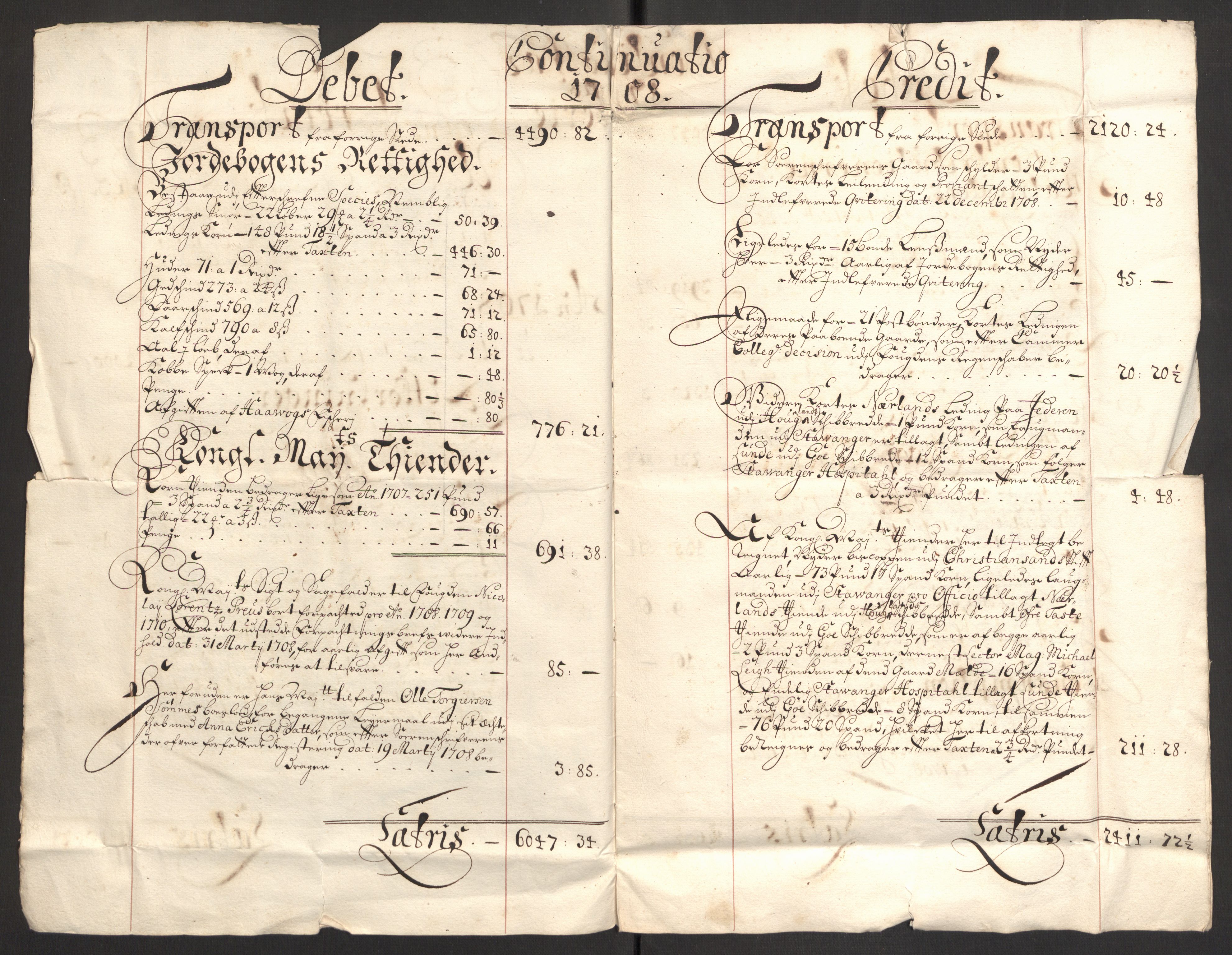 Rentekammeret inntil 1814, Reviderte regnskaper, Fogderegnskap, AV/RA-EA-4092/R46/L2733: Fogderegnskap Jæren og Dalane, 1705-1708, p. 344