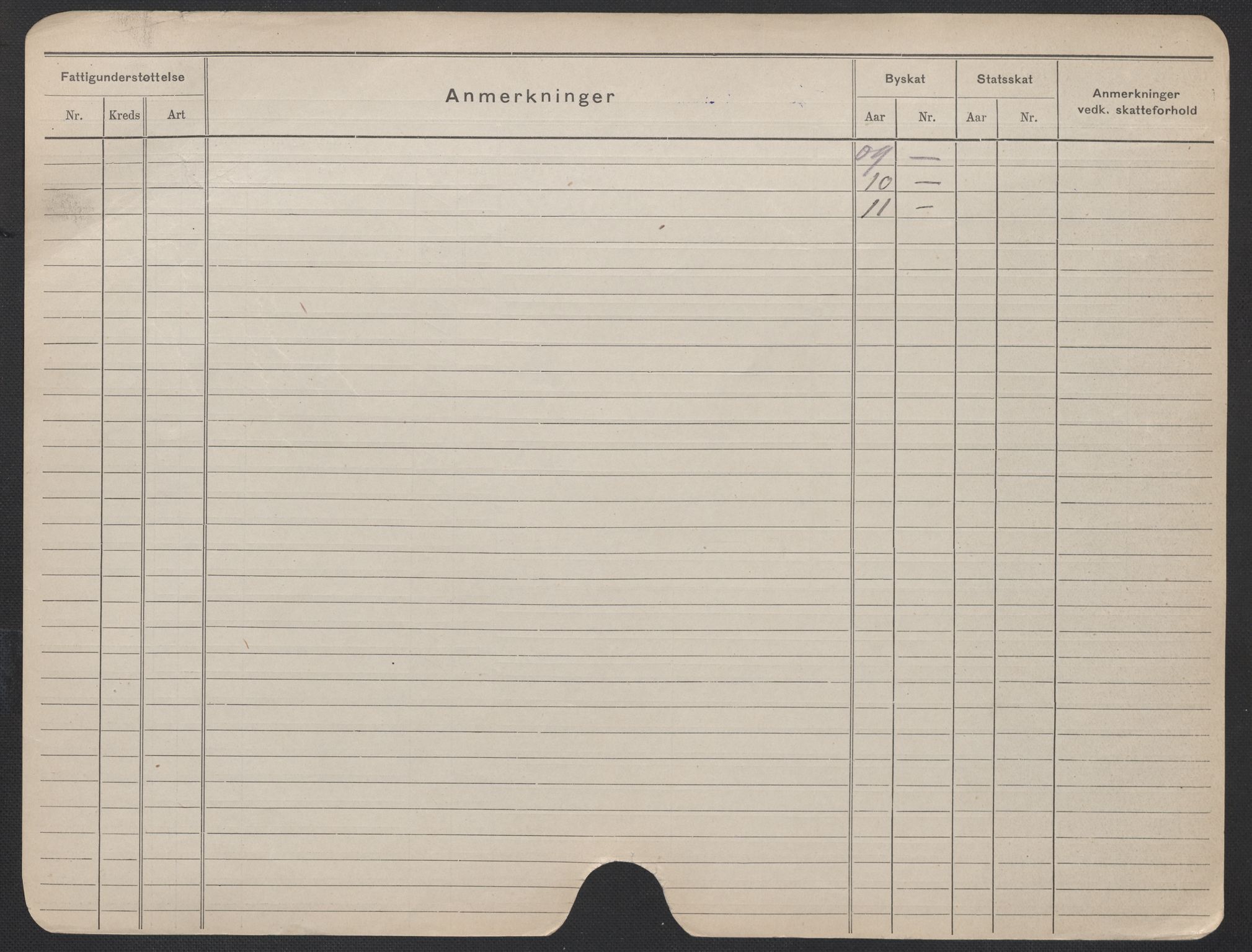 Oslo folkeregister, Registerkort, SAO/A-11715/F/Fa/Fac/L0019: Kvinner, 1906-1914, p. 301b