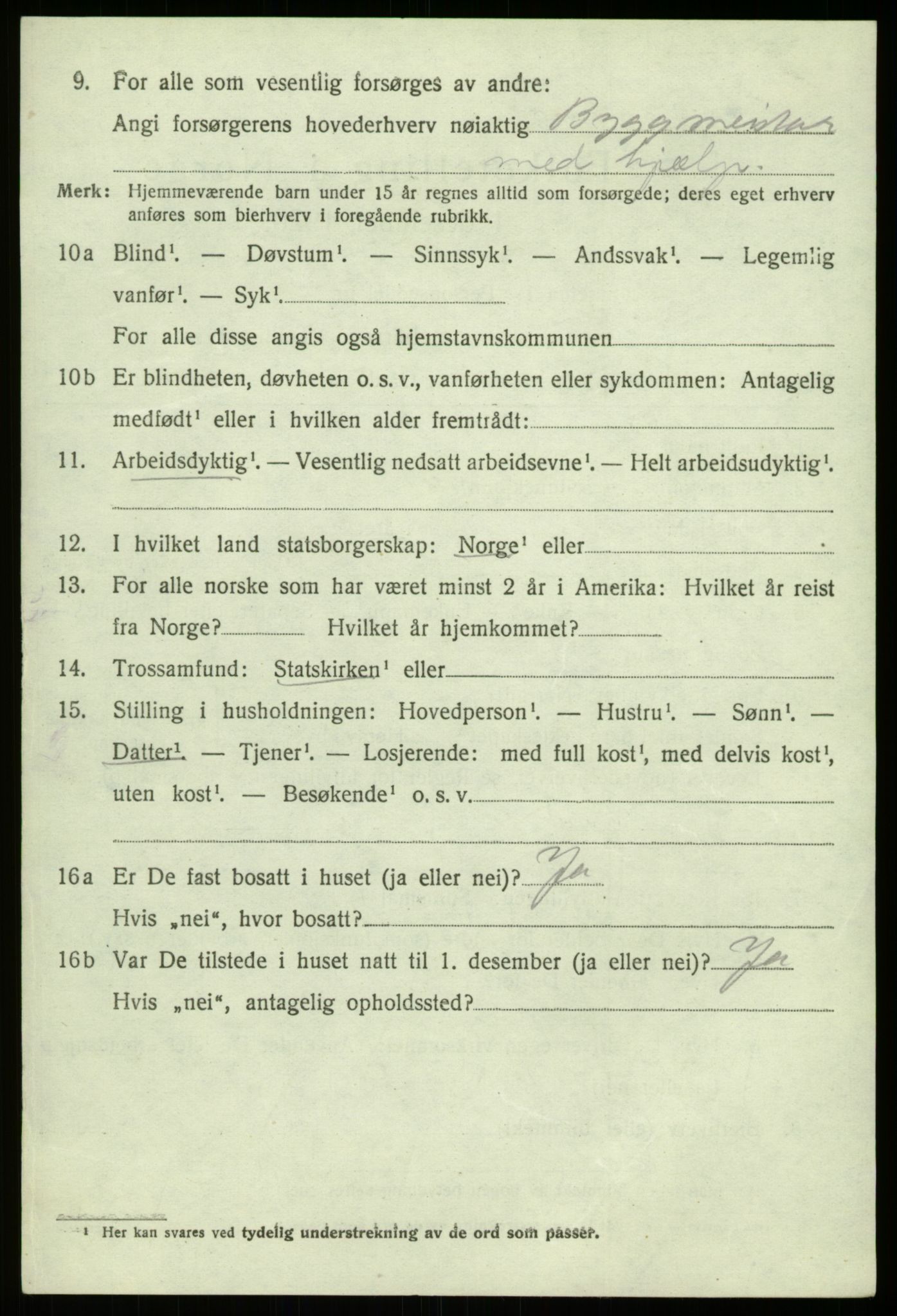 SAB, 1920 census for Fana, 1920, p. 8106