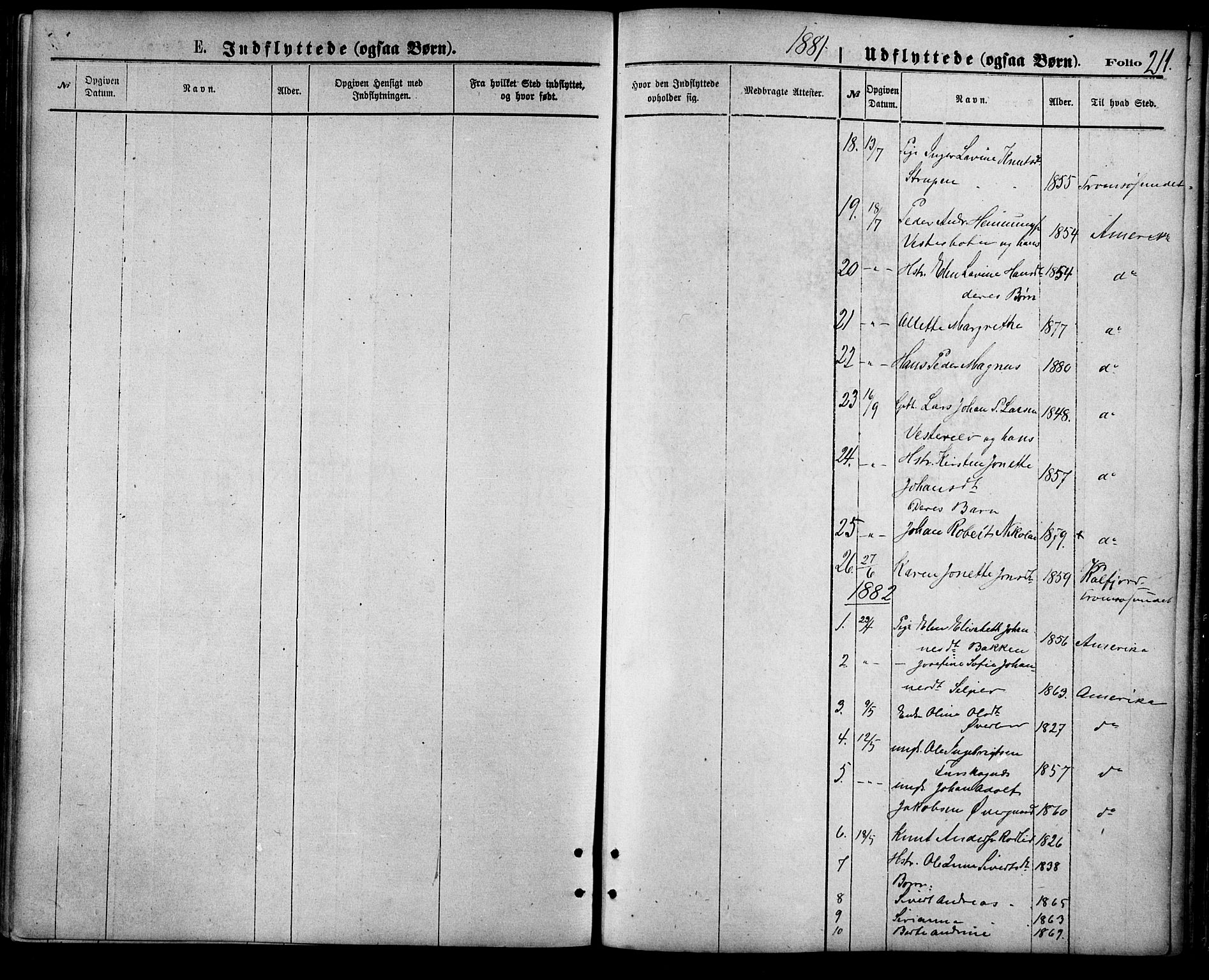 Balsfjord sokneprestembete, SATØ/S-1303/G/Ga/L0004kirke: Parish register (official) no. 4, 1871-1883, p. 211
