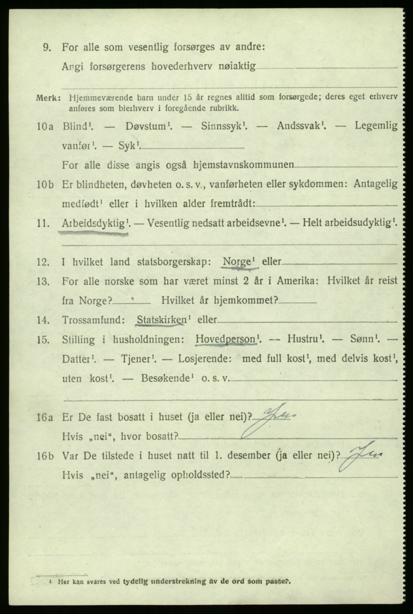 SAO, 1920 census for Borge, 1920, p. 5136