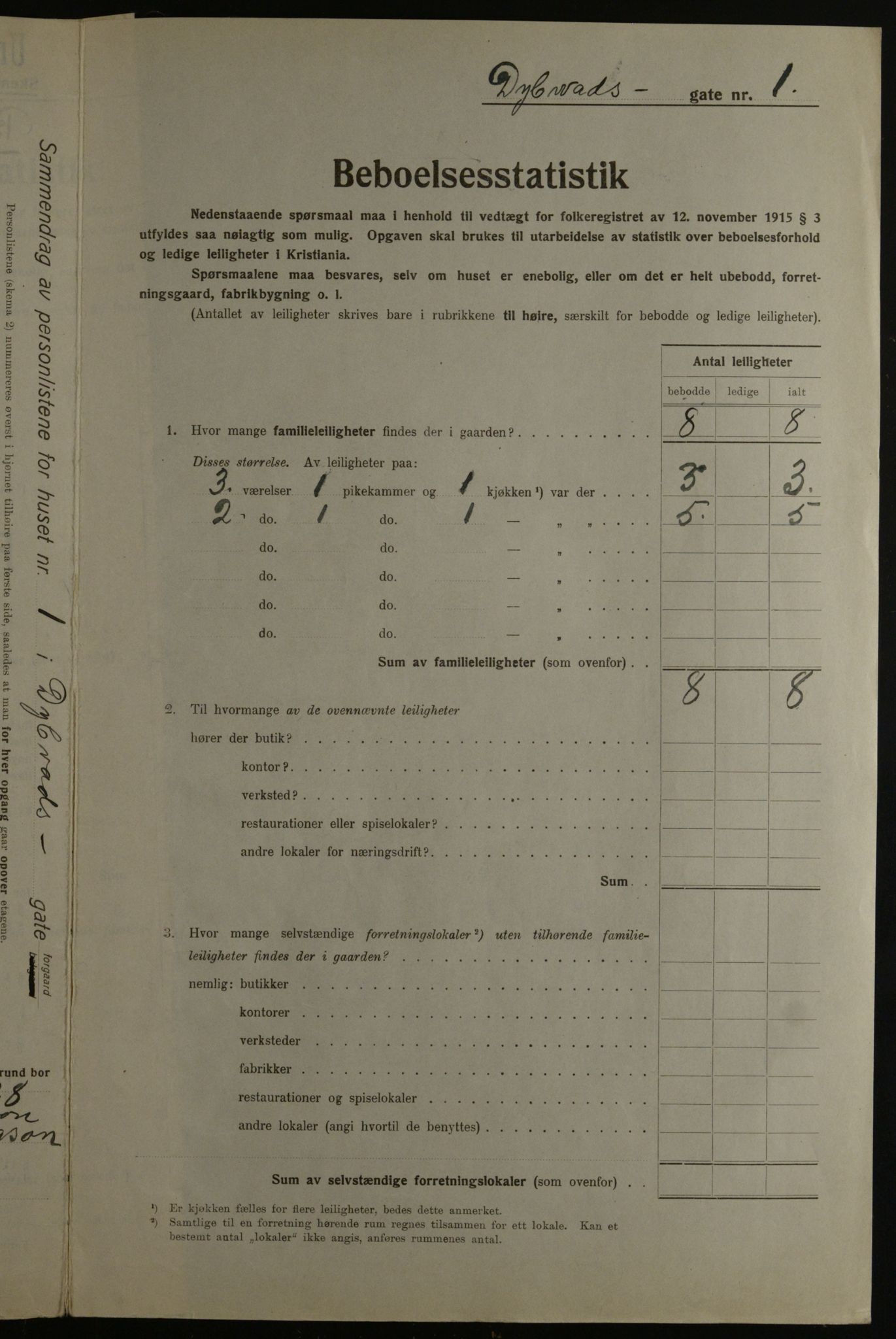 OBA, Municipal Census 1923 for Kristiania, 1923, p. 19366