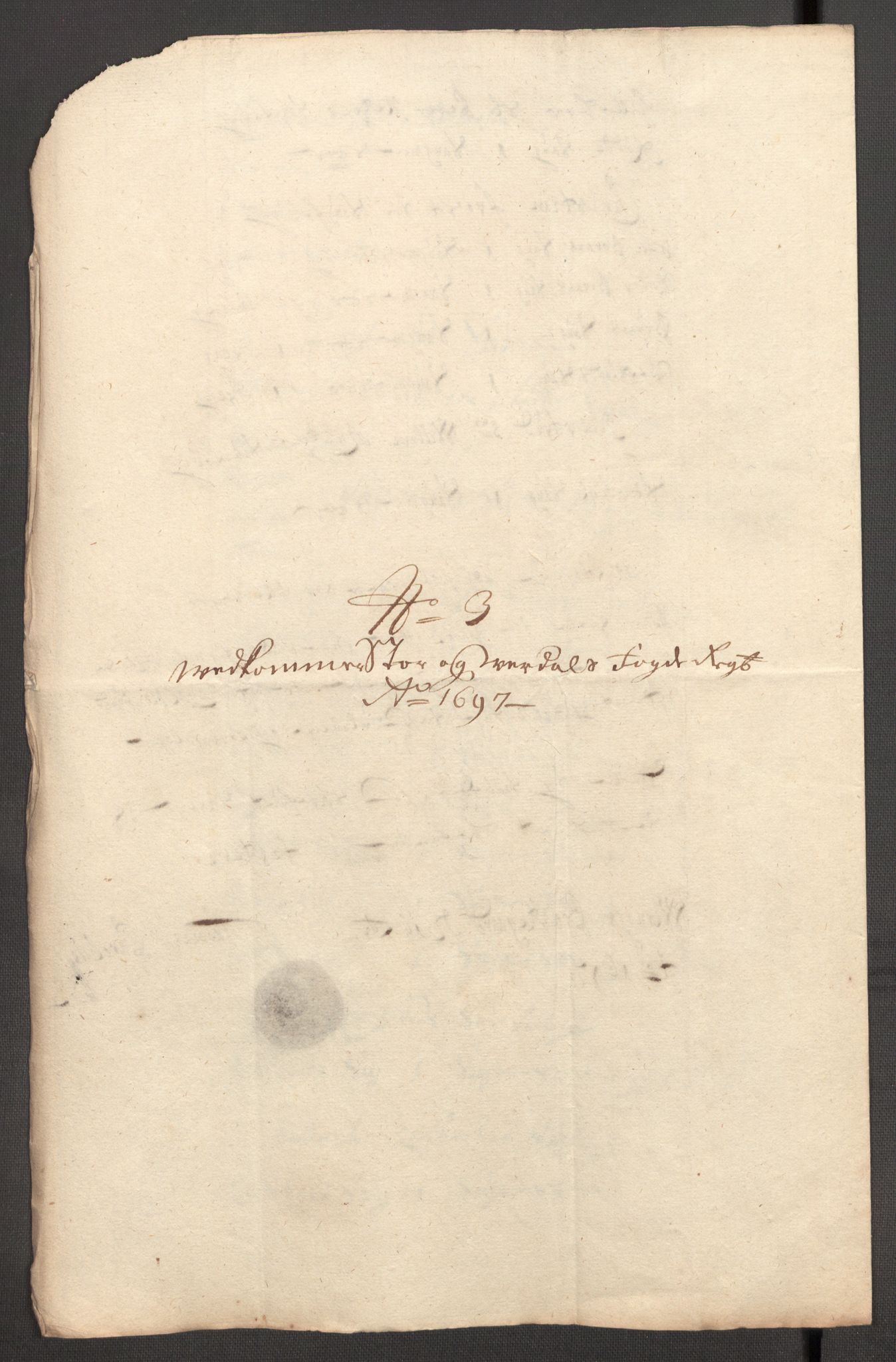 Rentekammeret inntil 1814, Reviderte regnskaper, Fogderegnskap, AV/RA-EA-4092/R62/L4189: Fogderegnskap Stjørdal og Verdal, 1697, p. 149